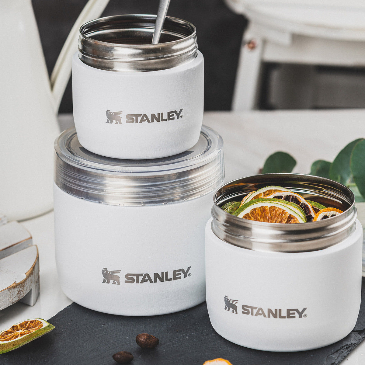 Stanley Storage Canister Set Of 3 White