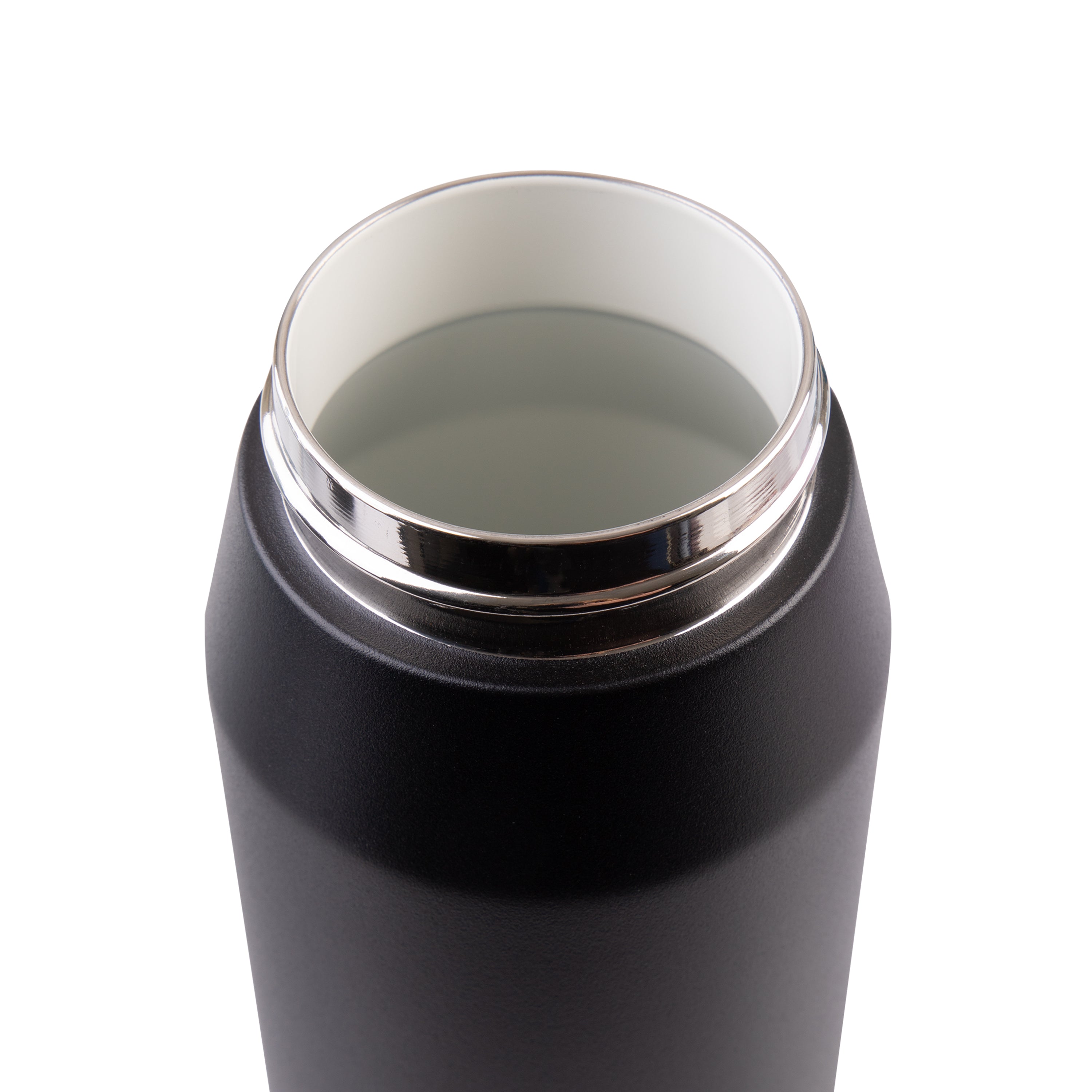 Oasis Capri Ceramic Lined Triple Wall Drink Bottle with Quick Release 750ml - Black