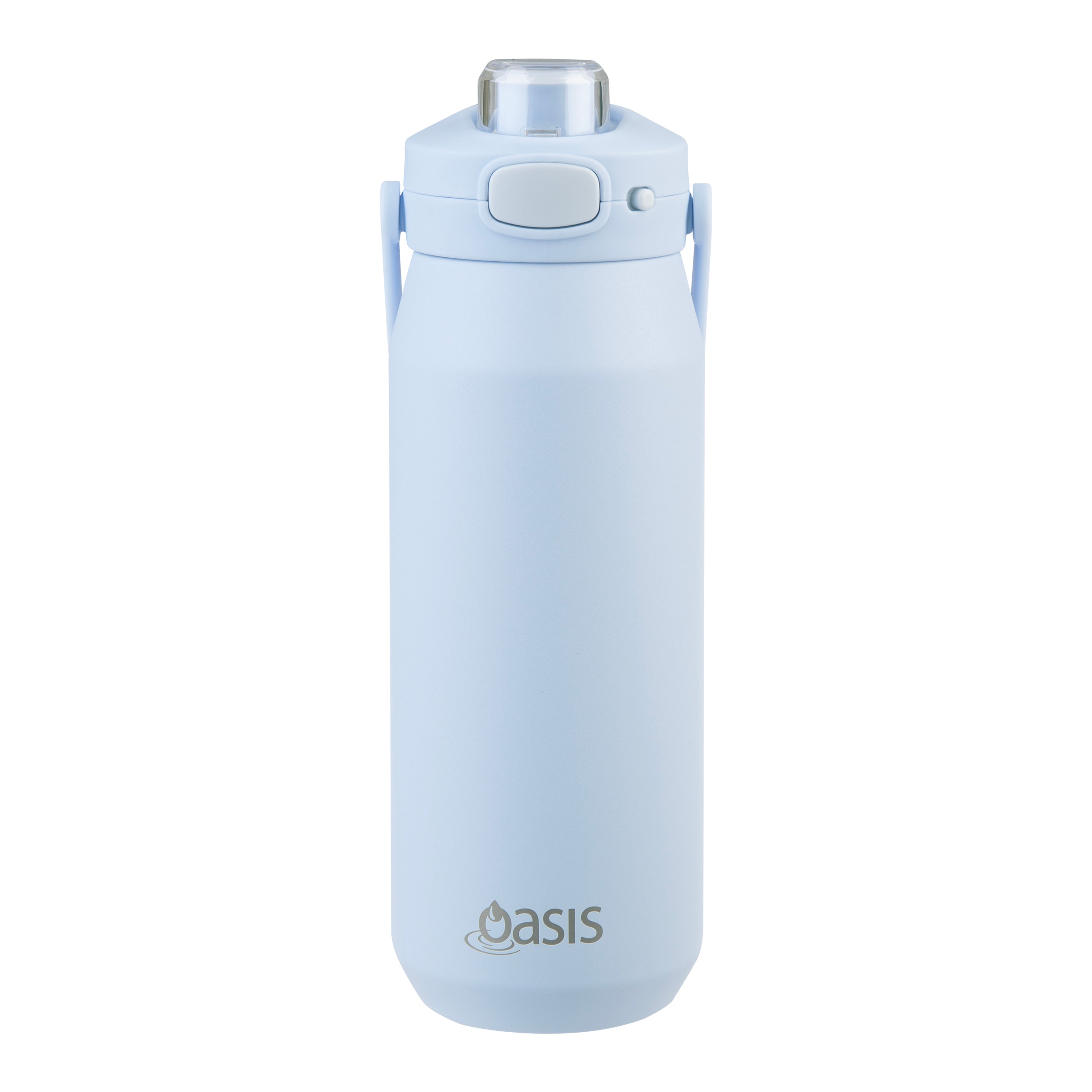 Oasis Capri Ceramic Lined Triple Wall Drink Bottle with Quick Release 750ml - Periwinkle