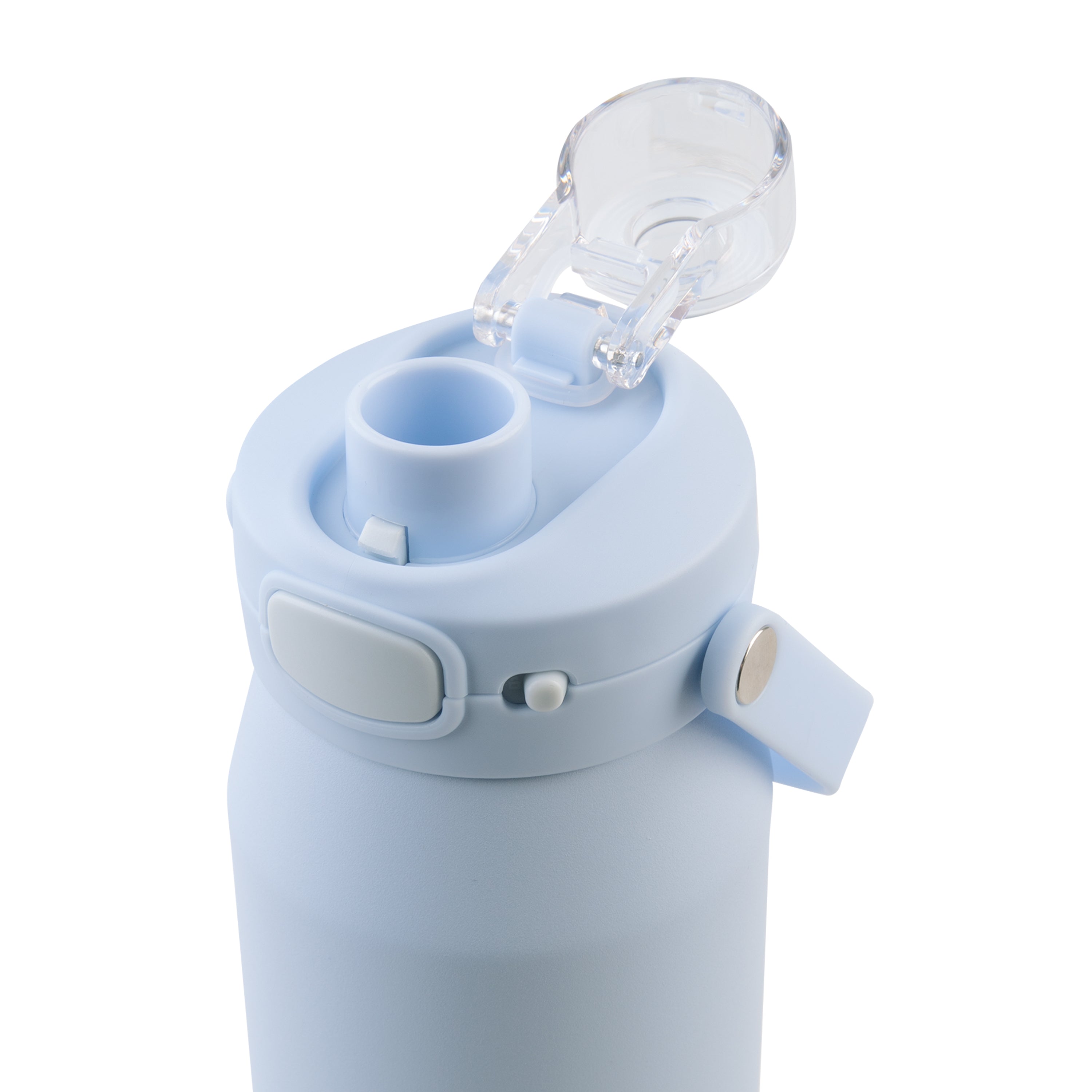 Oasis Capri Ceramic Lined Triple Wall Drink Bottle with Quick Release 750ml - Periwinkle