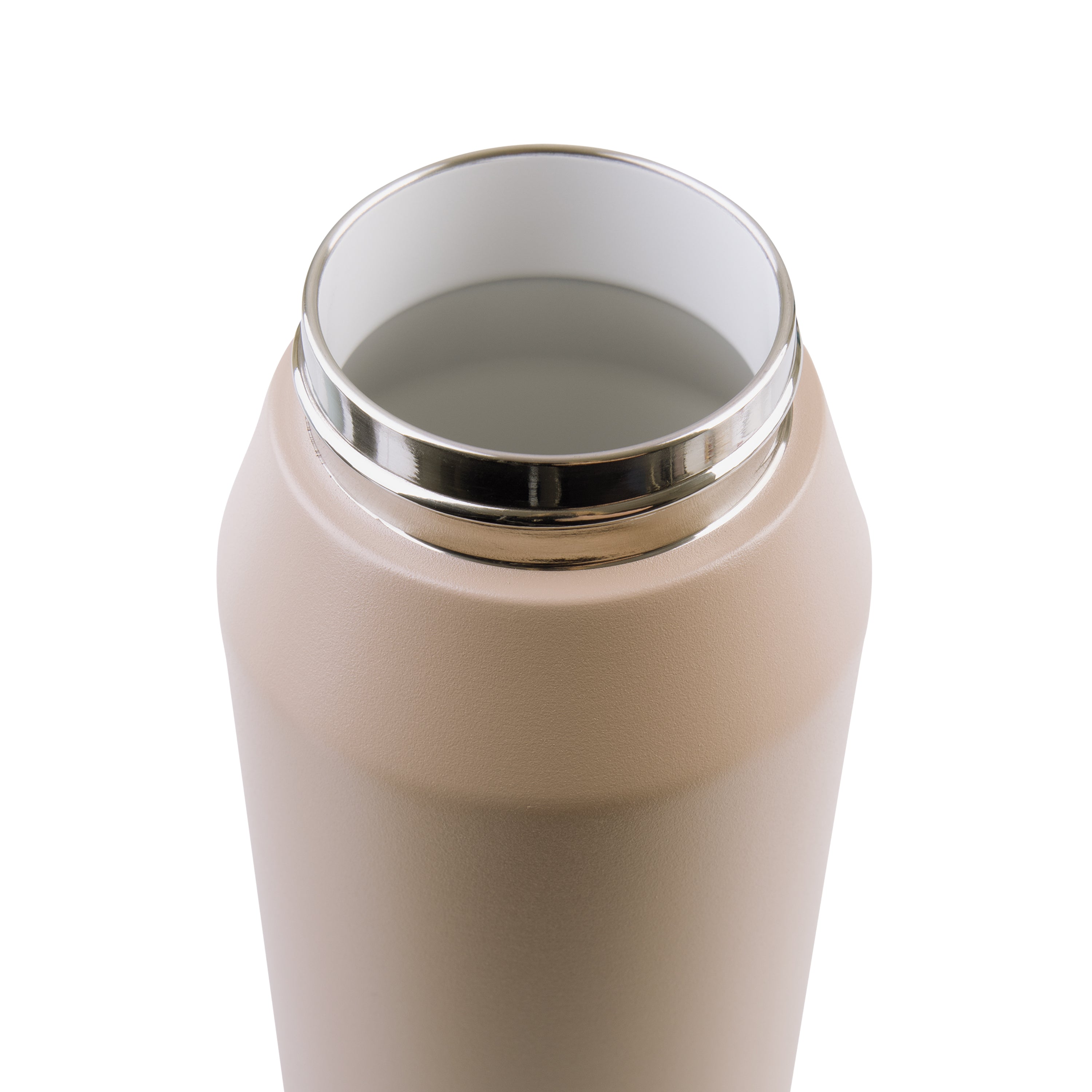 Oasis CapriCeramic Lined Triple Wall Drink Bottle with Quick Release 1L - Latte
