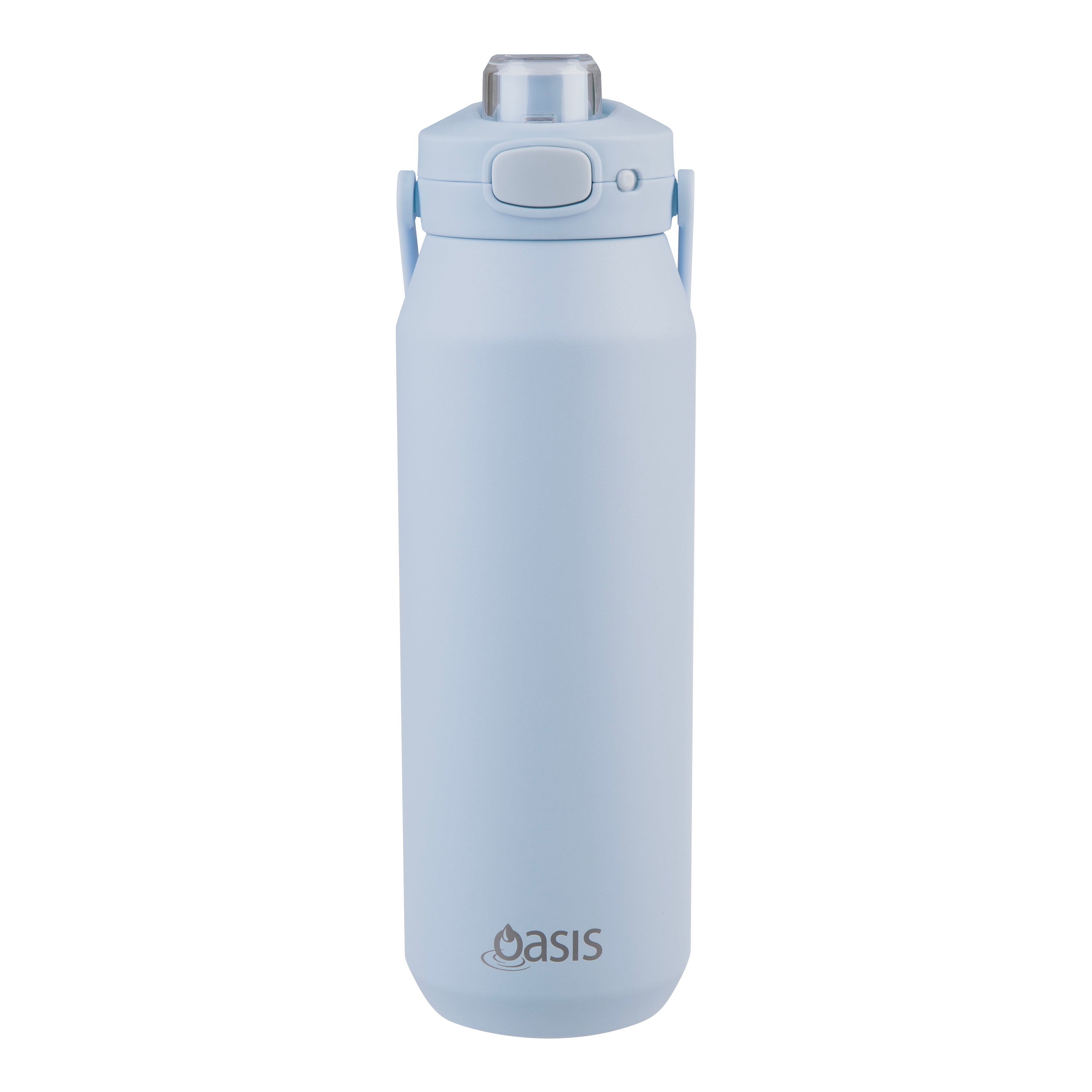 Oasis Capri Ceramic Lined Triple Wall Drink Bottle with Quick Release 1L - Periwinkle
