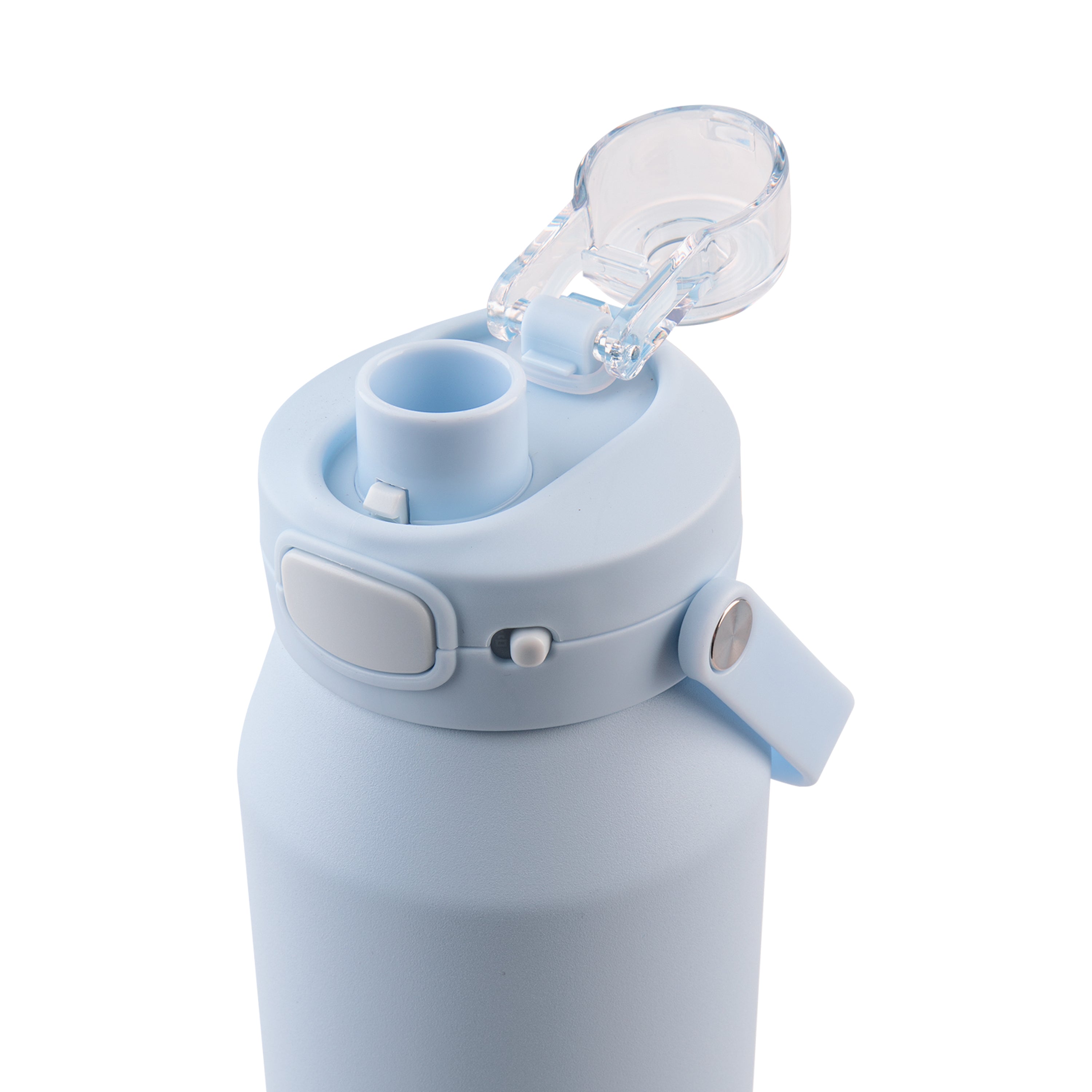 Oasis Capri Ceramic Lined Triple Wall Drink Bottle with Quick Release 1L - Periwinkle
