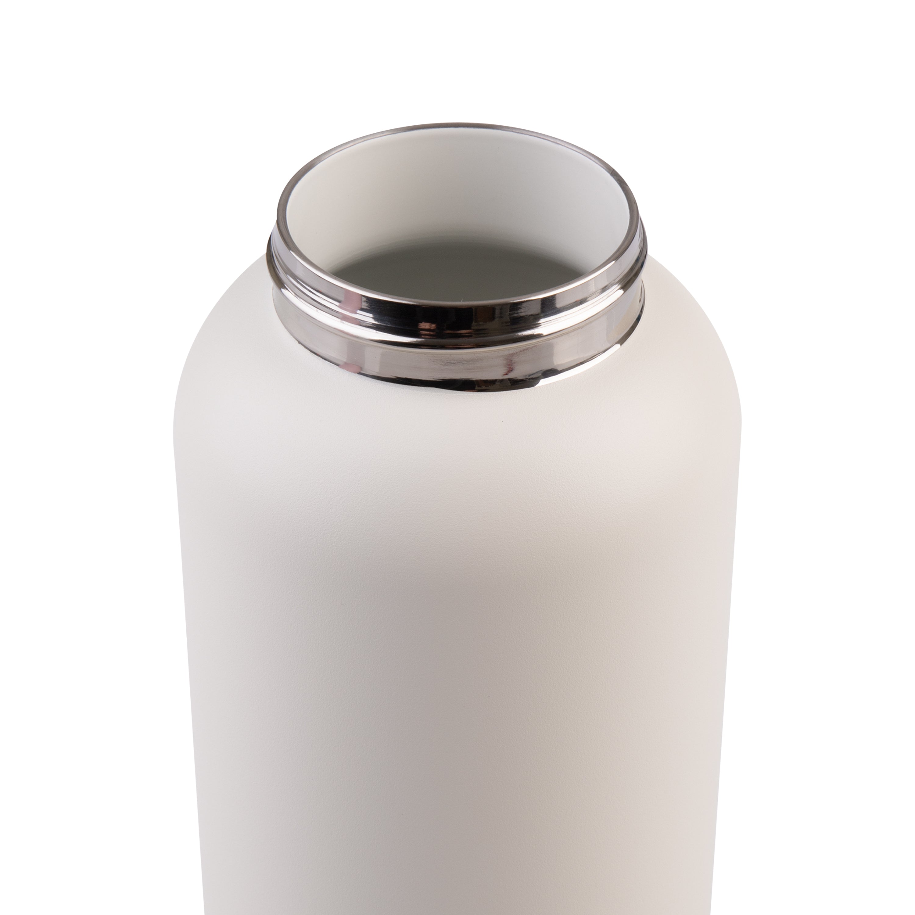 Oasis Moda Mag-Grip Ceramic Lined Triple Wall Drink Bottle 1L - Alabaster