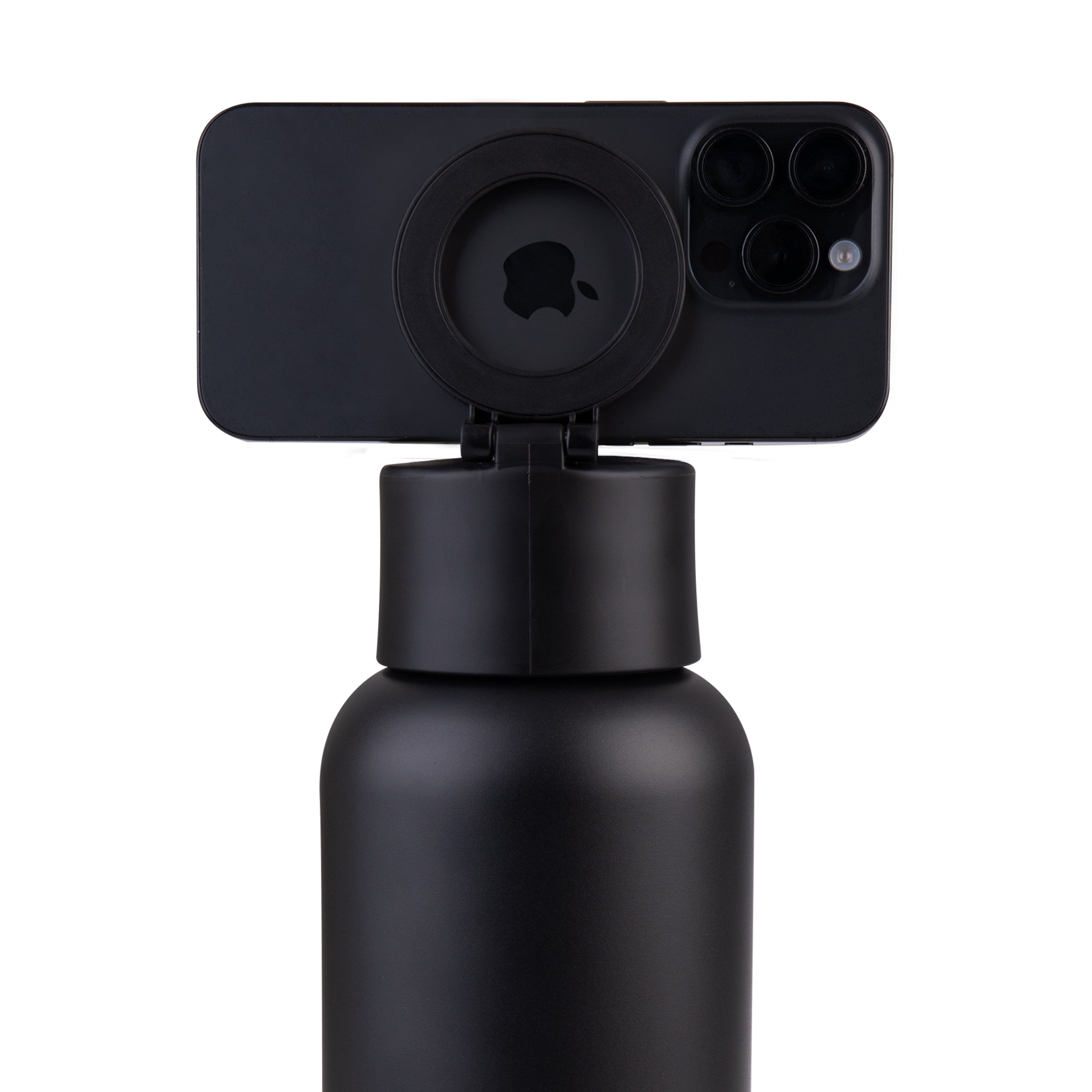 Oasis Moda Mag-Grip Ceramic Lined Triple Wall Drink Bottle 1L - Black