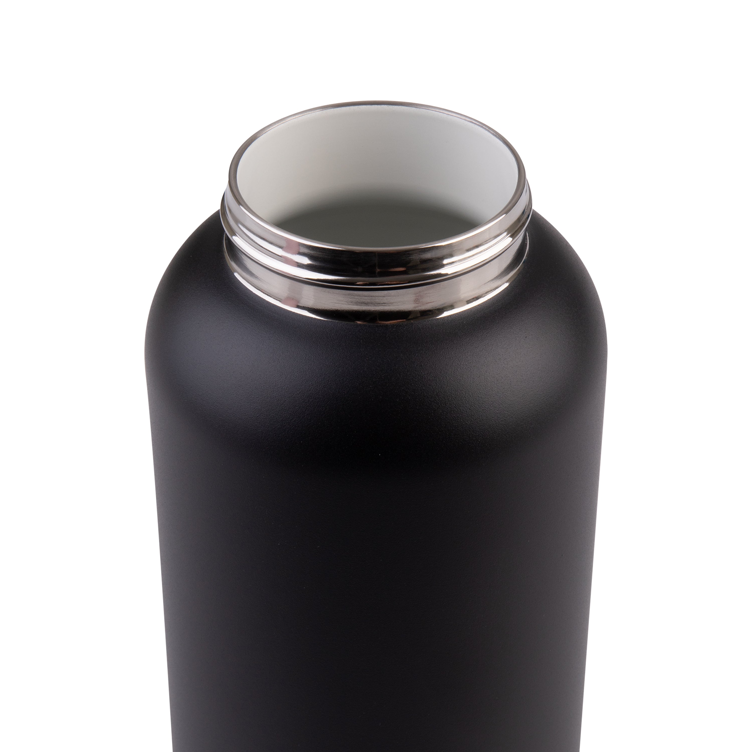 Oasis Moda Mag-Grip Ceramic Lined Triple Wall Drink Bottle 1L - Black