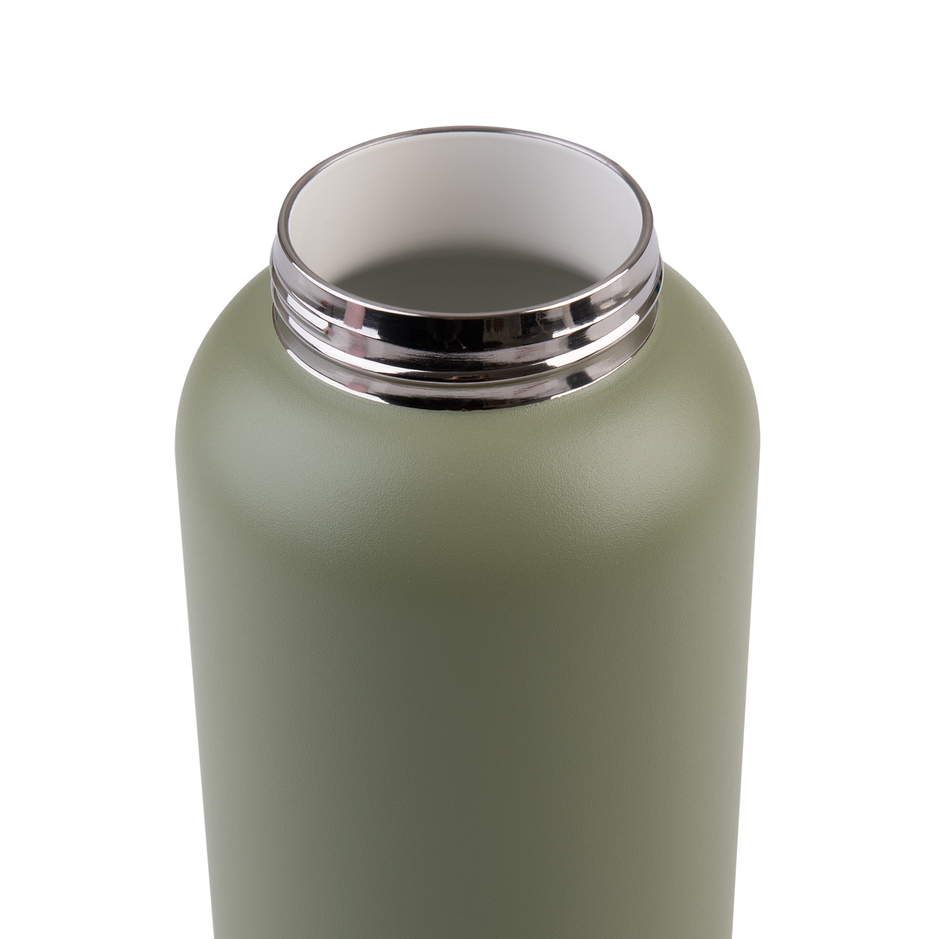 Oasis Moda Mag-Grip Ceramic Lined Triple Wall Drink Bottle 1L - Olive Green