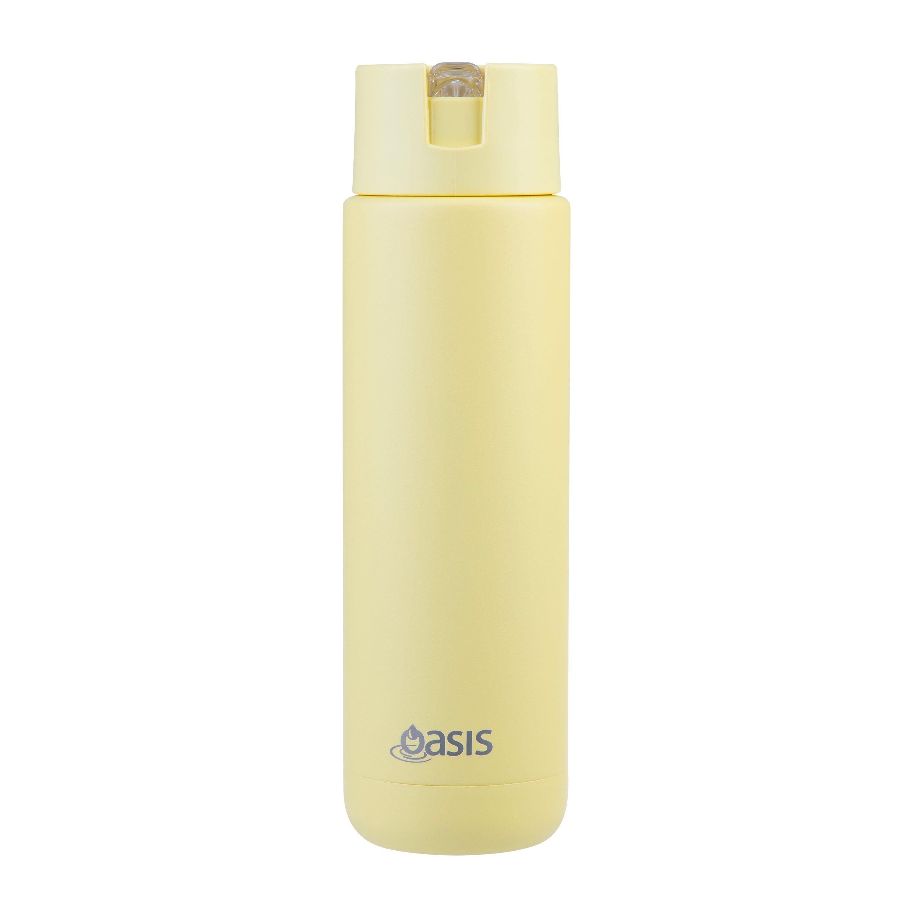 Oasis Moda Ceramic Lined Triple Wall Drink Bottle 700ml - Daffodil