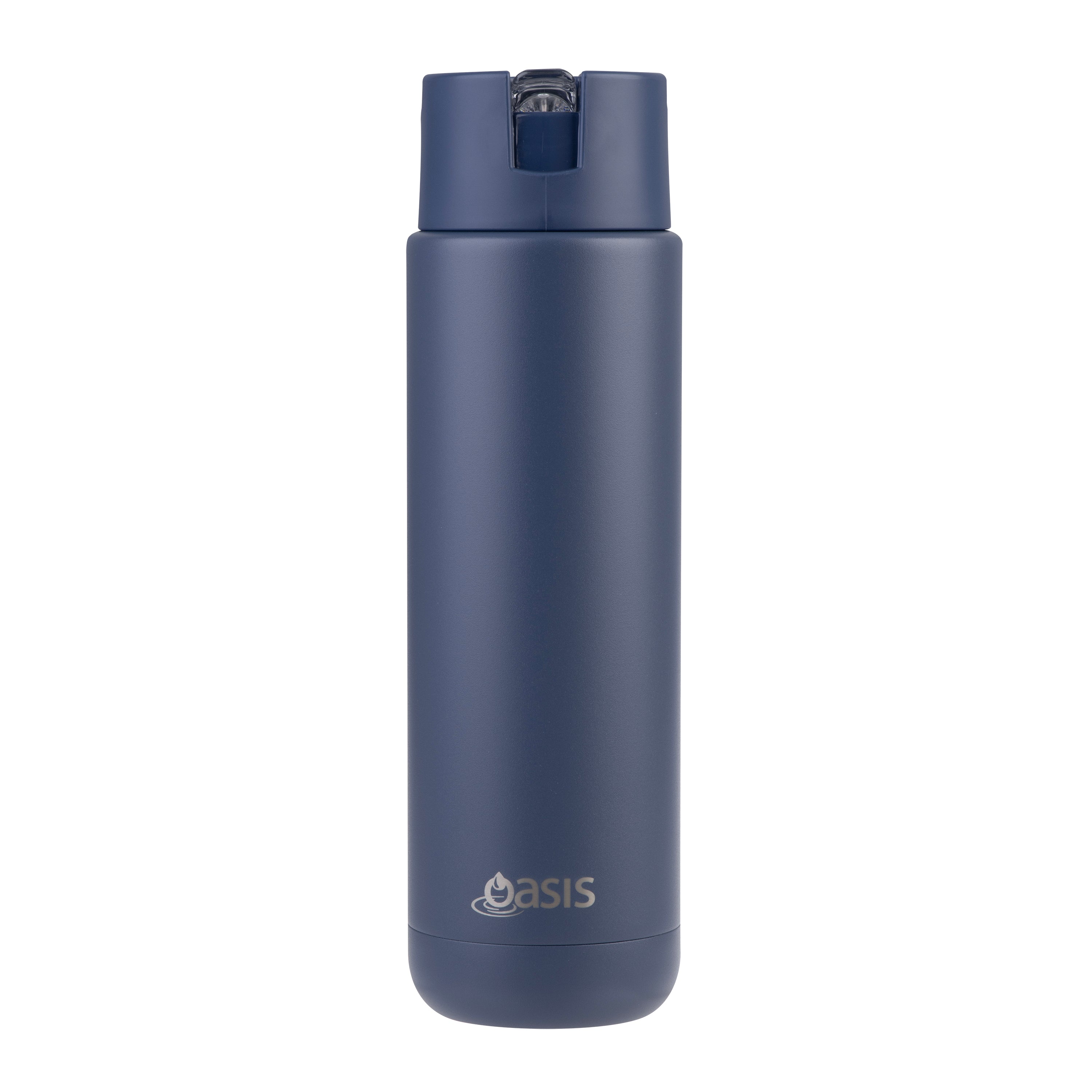 Oasis Moda Ceramic Lined Triple Wall Drink Bottle 700ml - Indigo