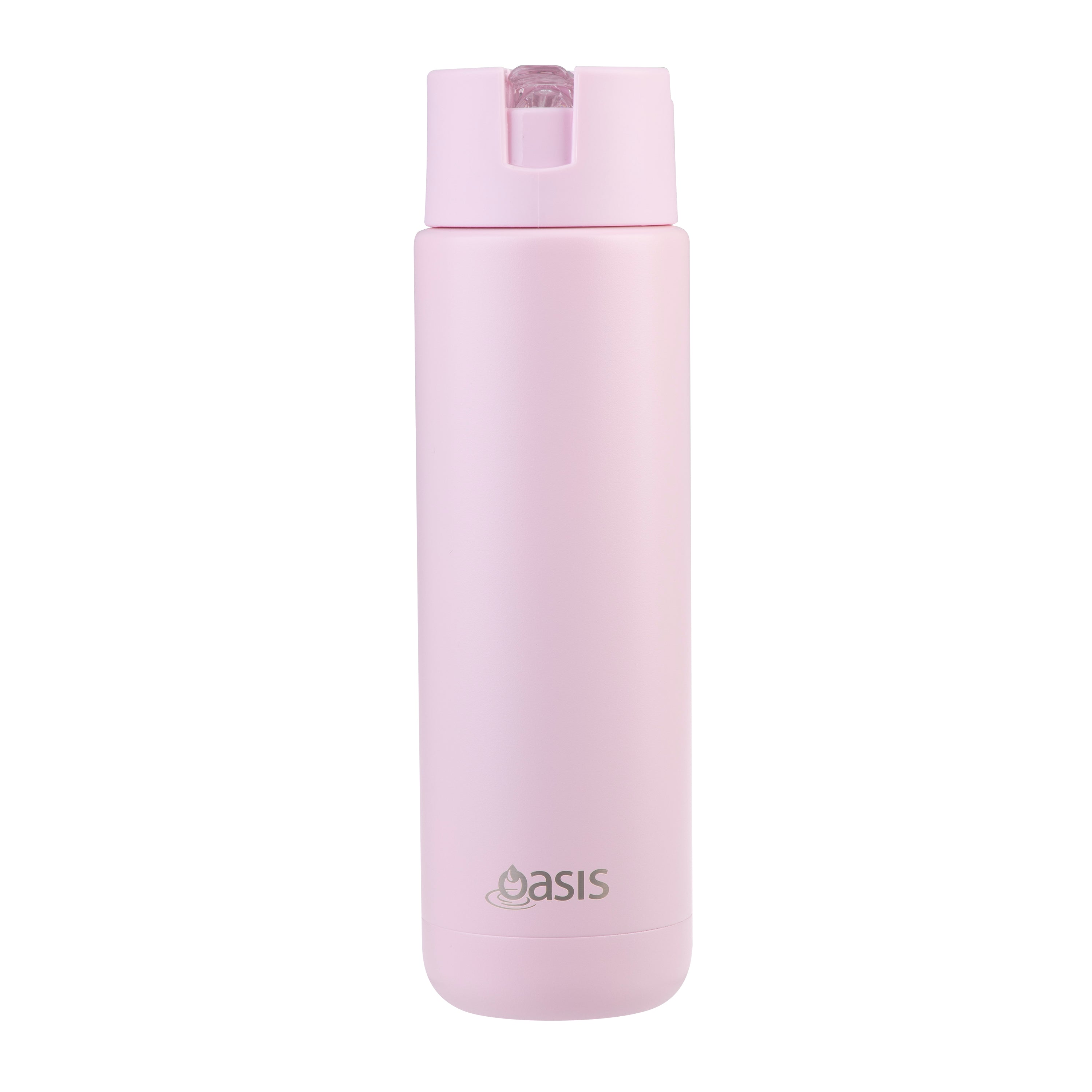 Oasis Moda Ceramic Lined Triple Wall Drink Bottle 700ml - Pink Lemonade