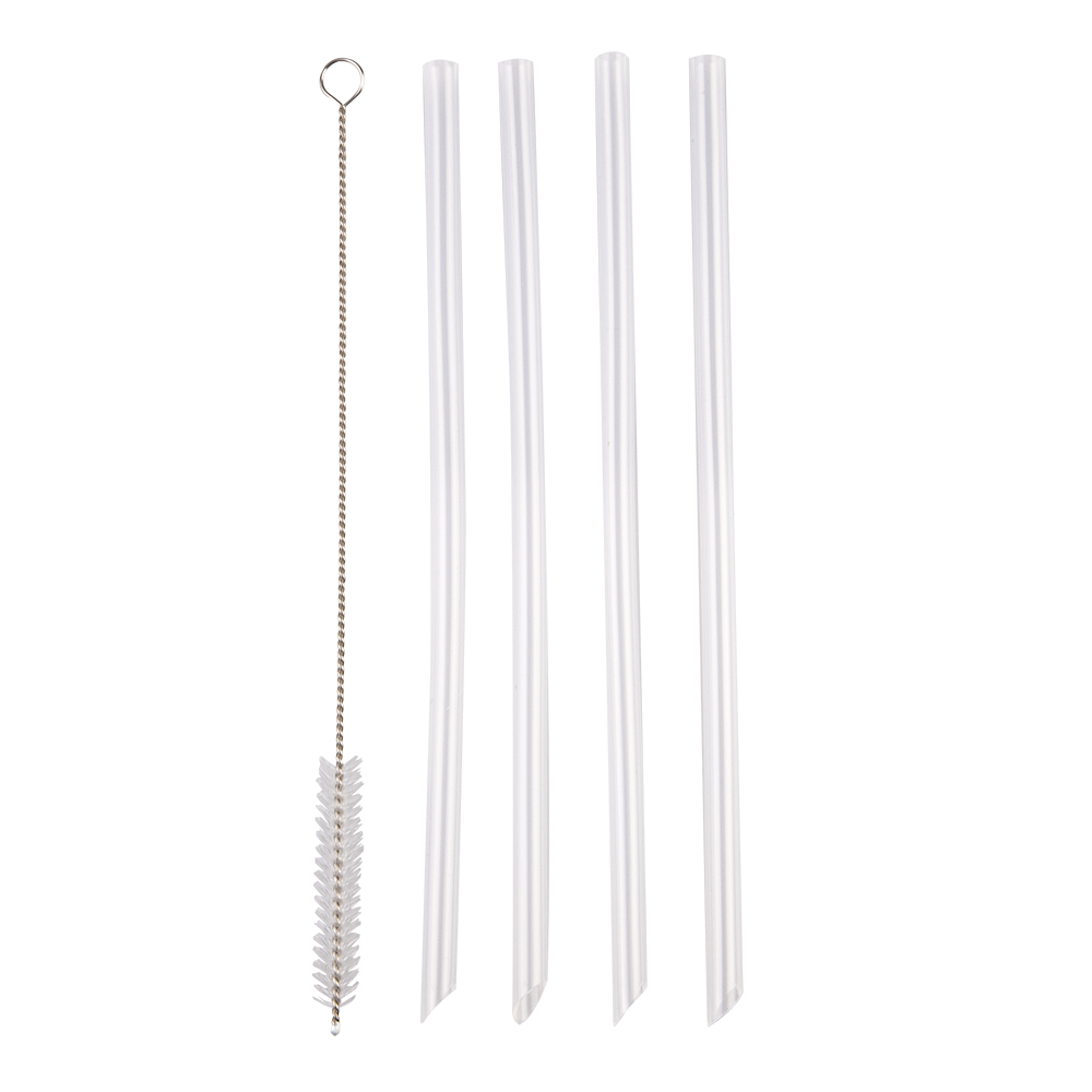 Oasis Drink Bottle Straws Set 4 with Cleaning Brush