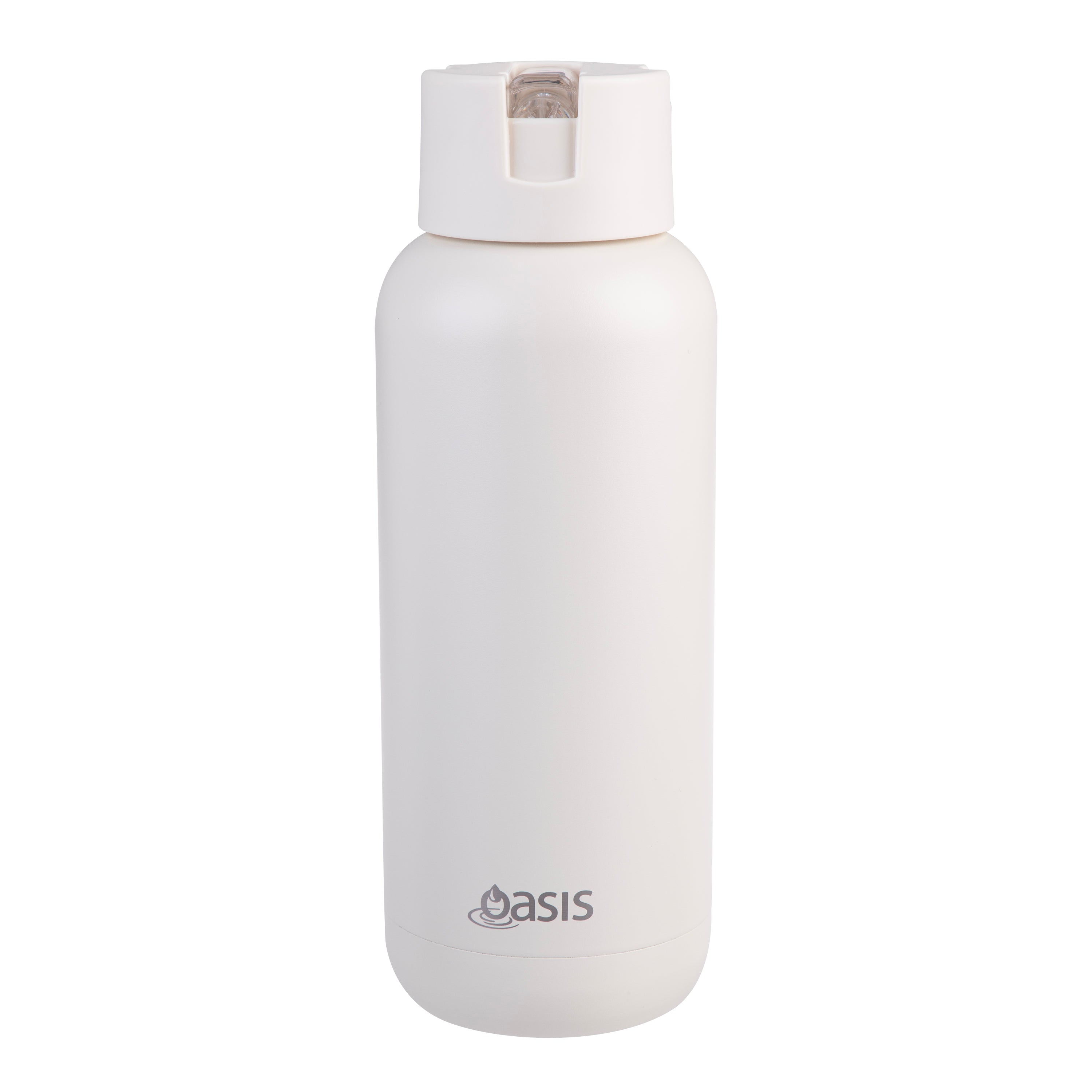 Oasis Moda Ceramic Lined Triple Wall Drink Bottle 1L  - Alabaster