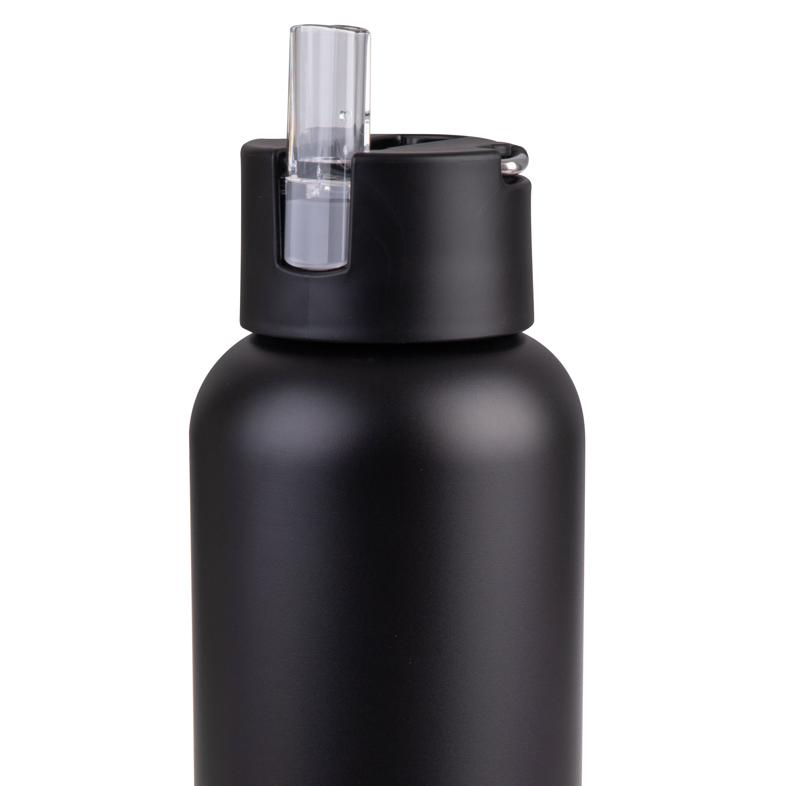 Oasis Moda Ceramic Lined Triple Wall Drink Bottle 1L  - Black