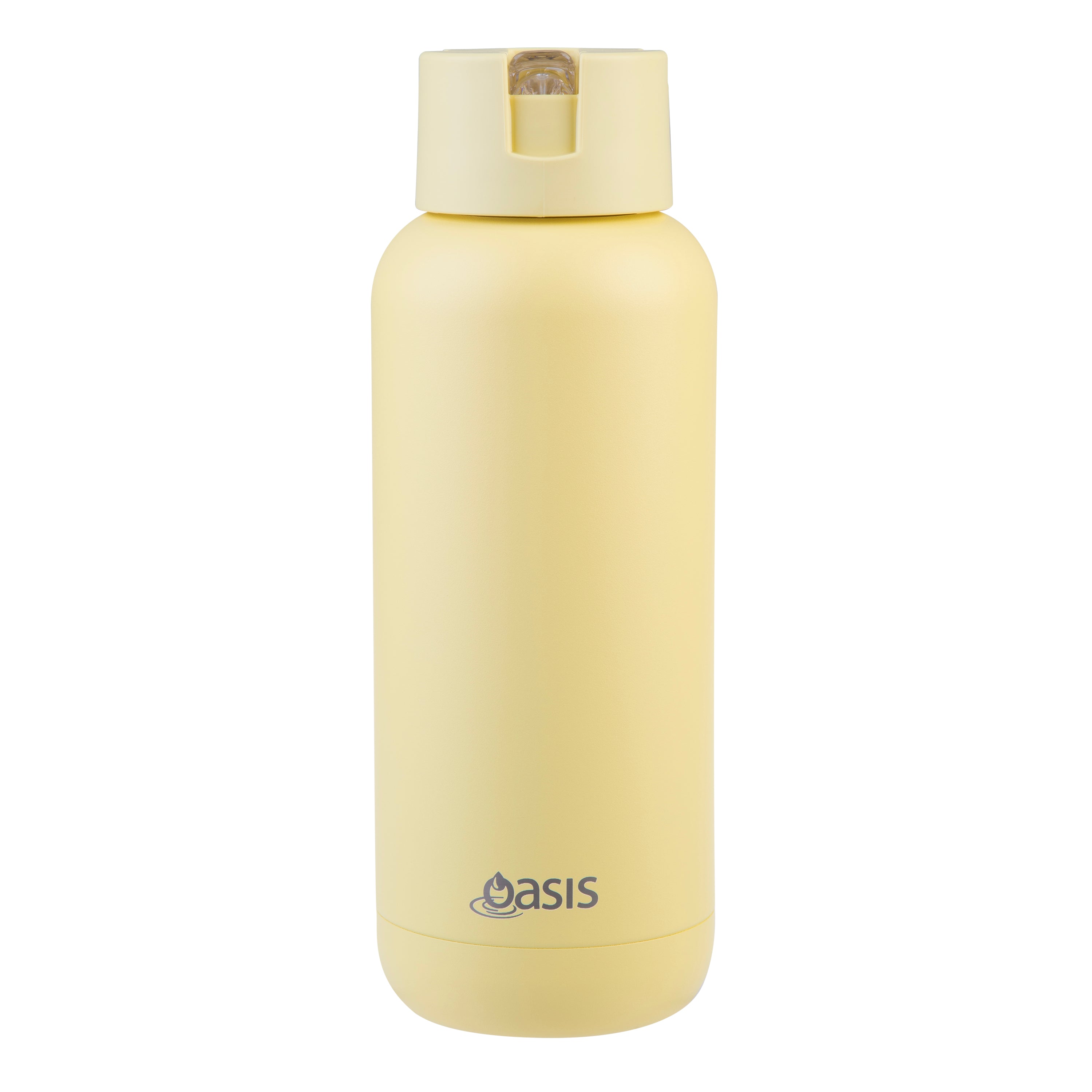 Oasis Moda Ceramic Lined Triple Wall Drink Bottle 1L  - Daffodil