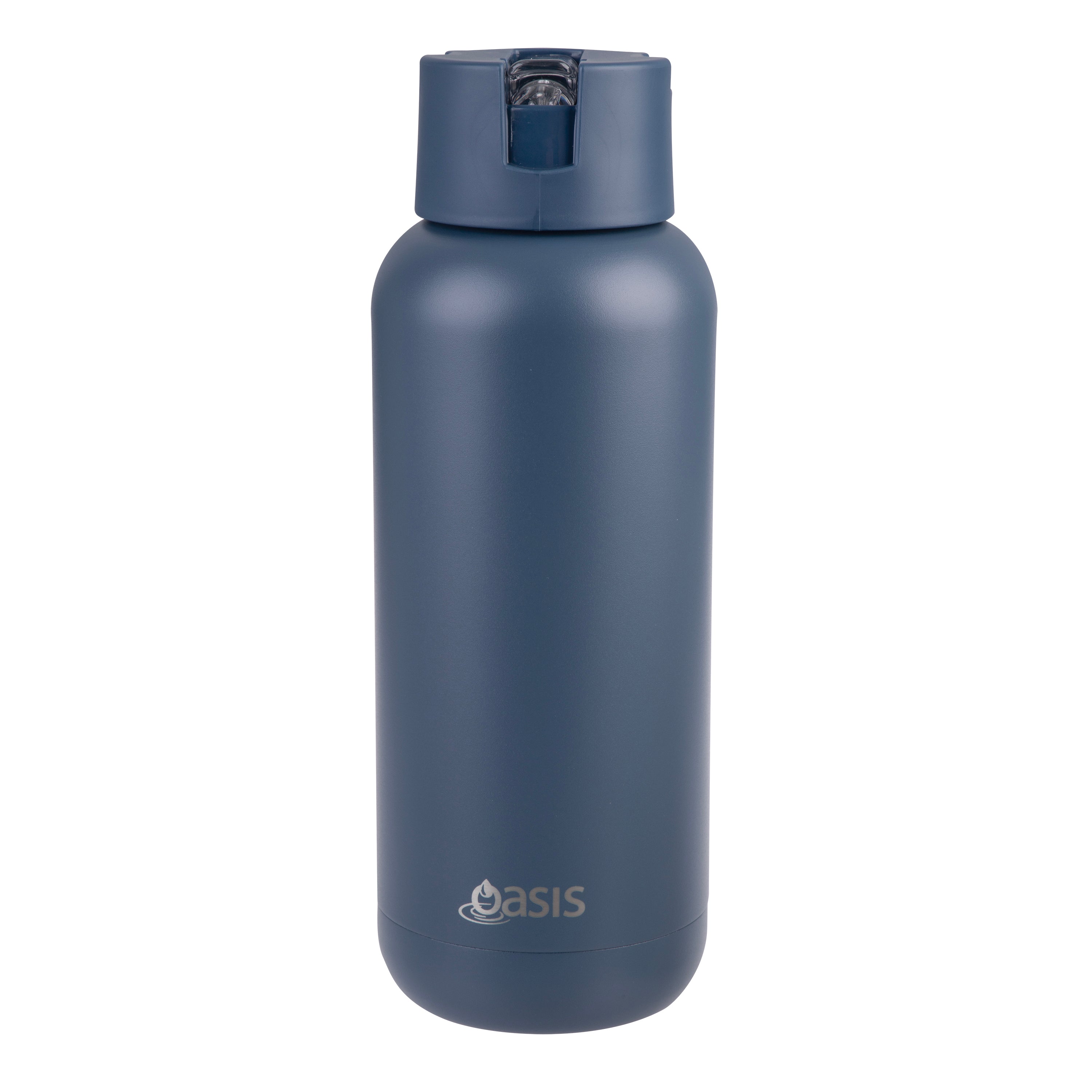 Oasis Moda Ceramic Lined Triple Wall Drink Bottle 1L  - Indigo