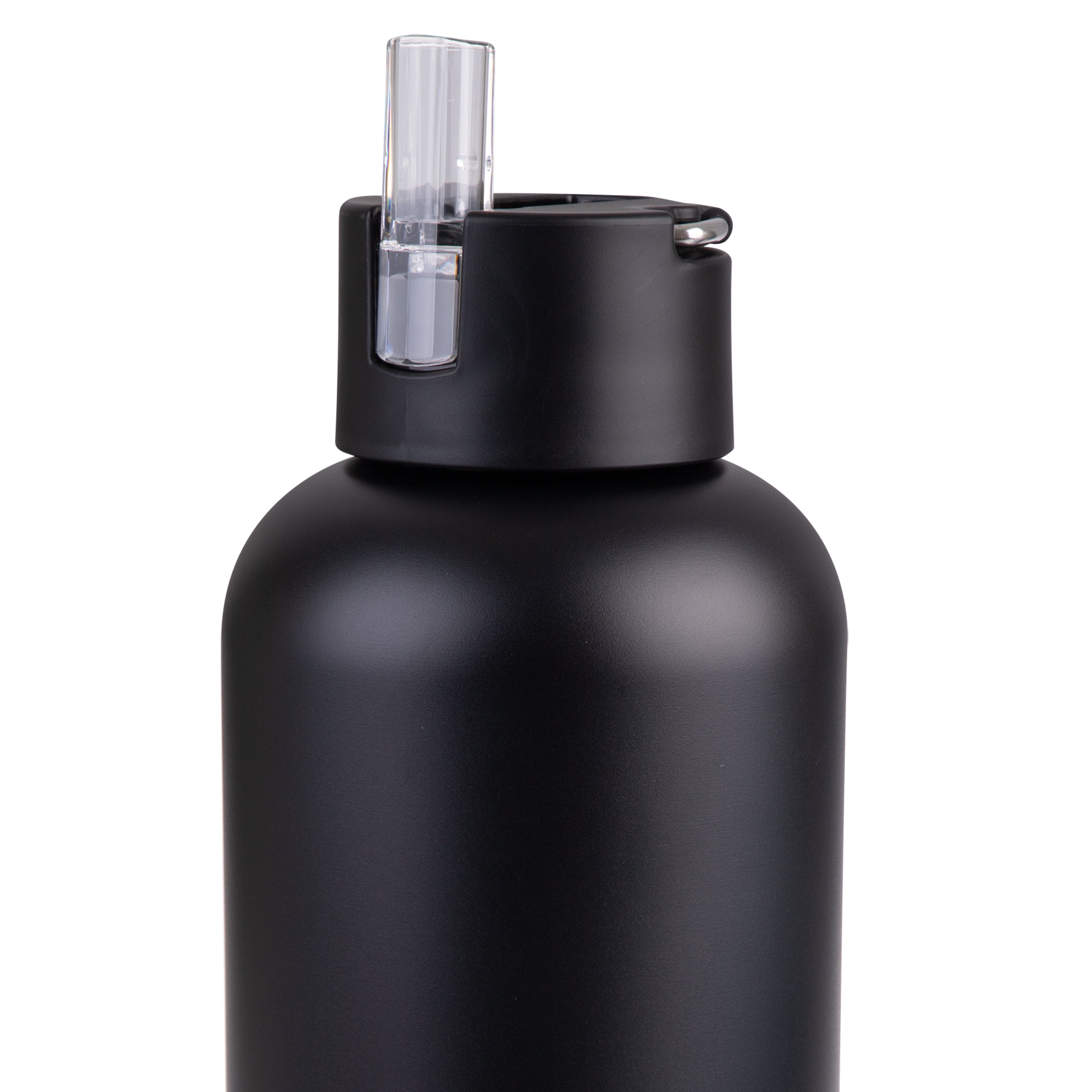 Oasis Ceramic Lined Stainless Steel Triple Wall Drink Bottle 1.5L - Black