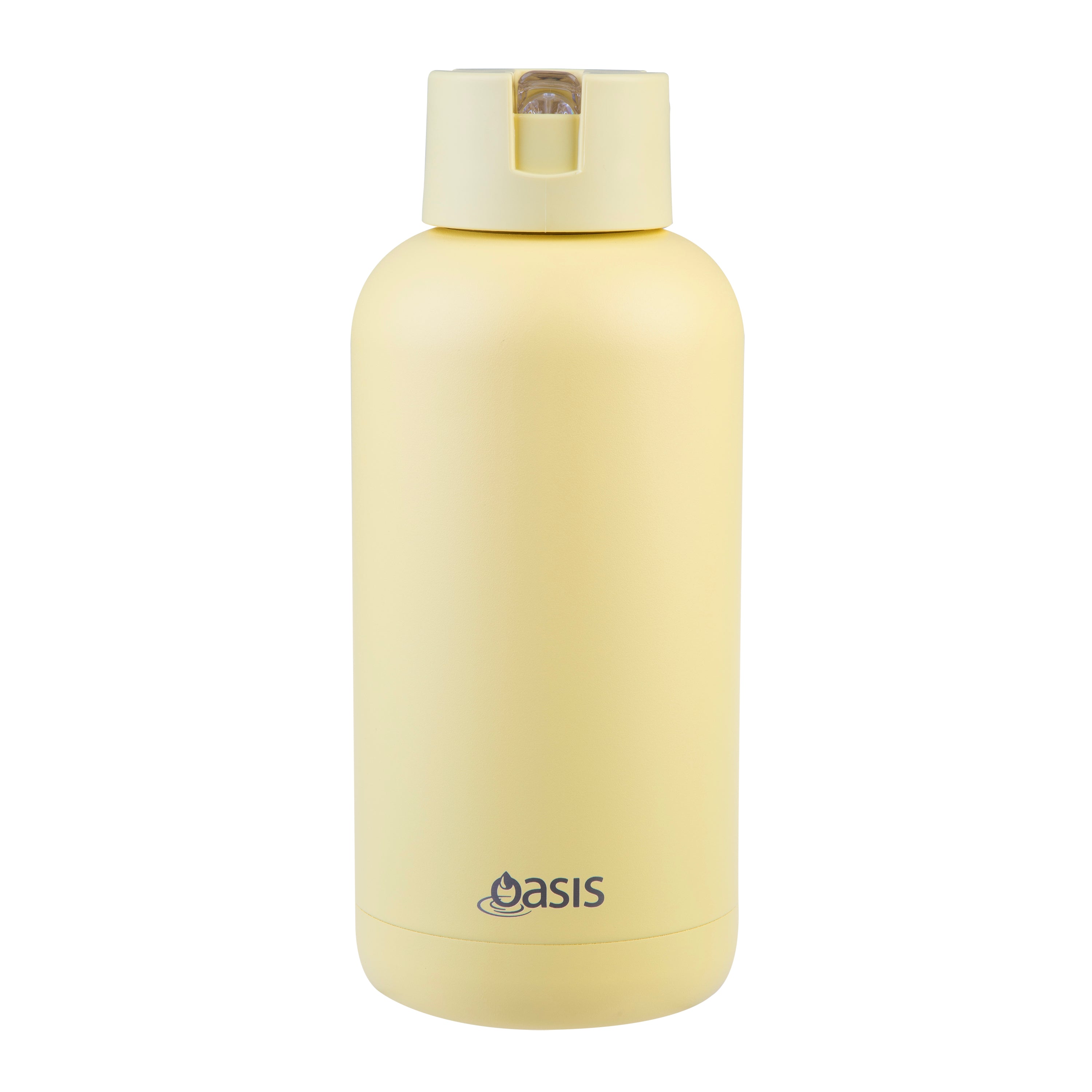 Oasis Ceramic Lined Stainless Steel Triple Wall Drink Bottle 1.5L - Daffodil
