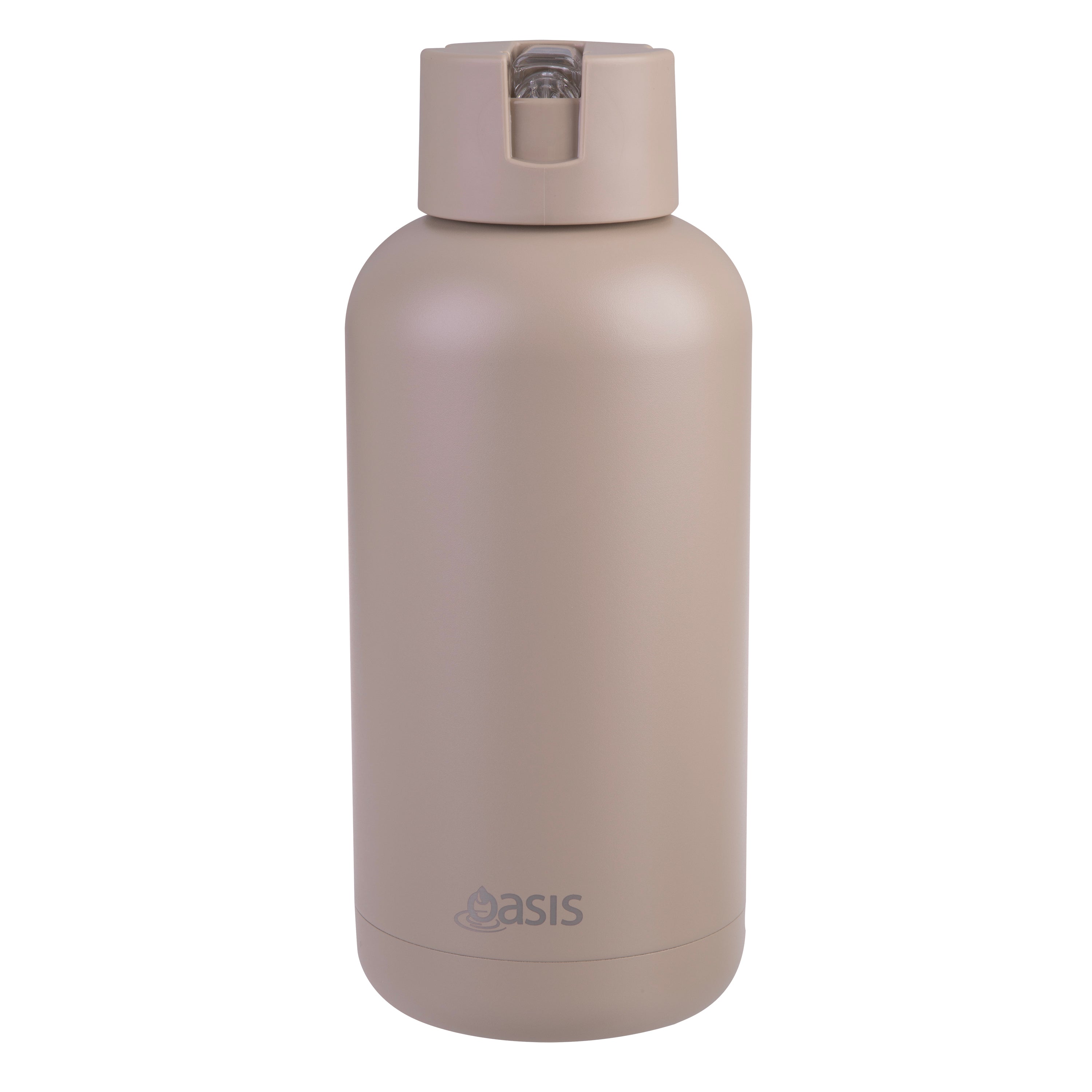Oasis Ceramic Lined Stainless Steel Triple Wall Drink Bottle 1.5L - Latte