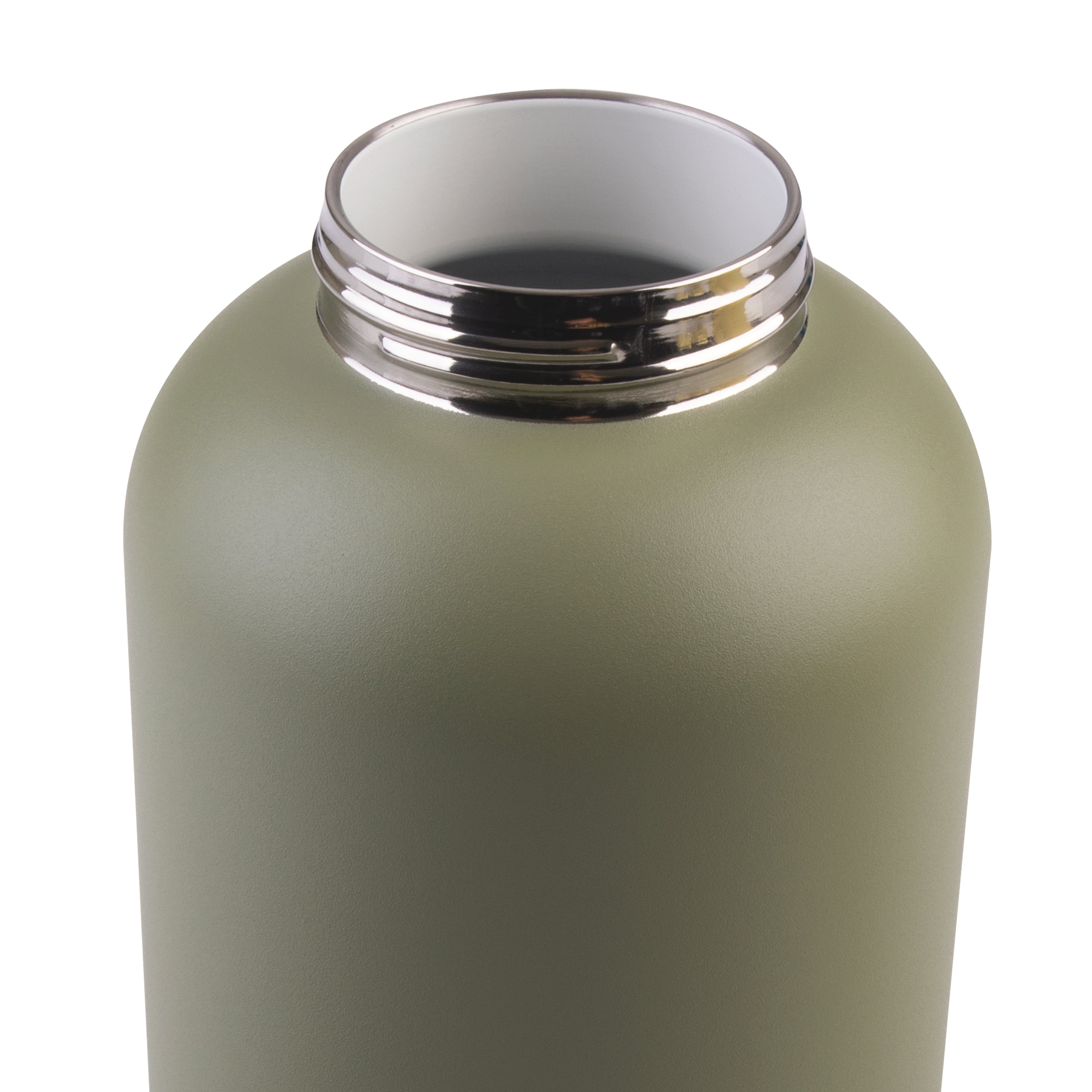 Oasis Ceramic Lined Stainless Steel Triple Wall Drink Bottle 1.5L - Olive Green