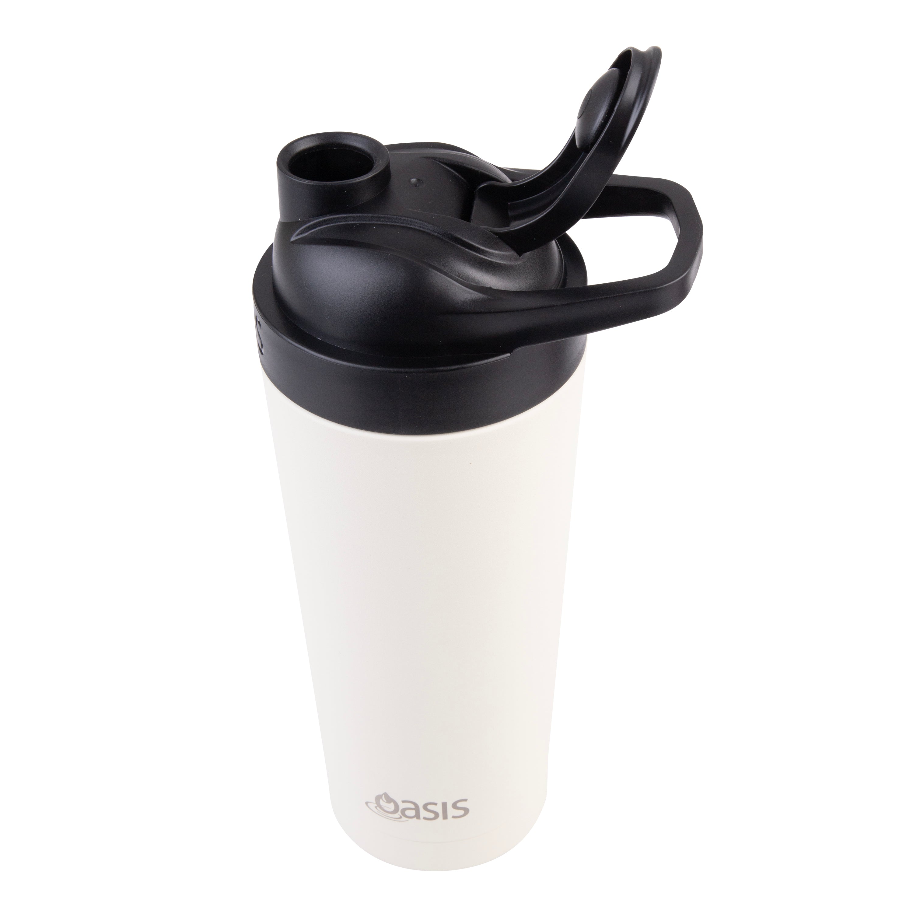 Oasis Stainless Steel Double Wall Protein Shaker 700ml - Alabaster