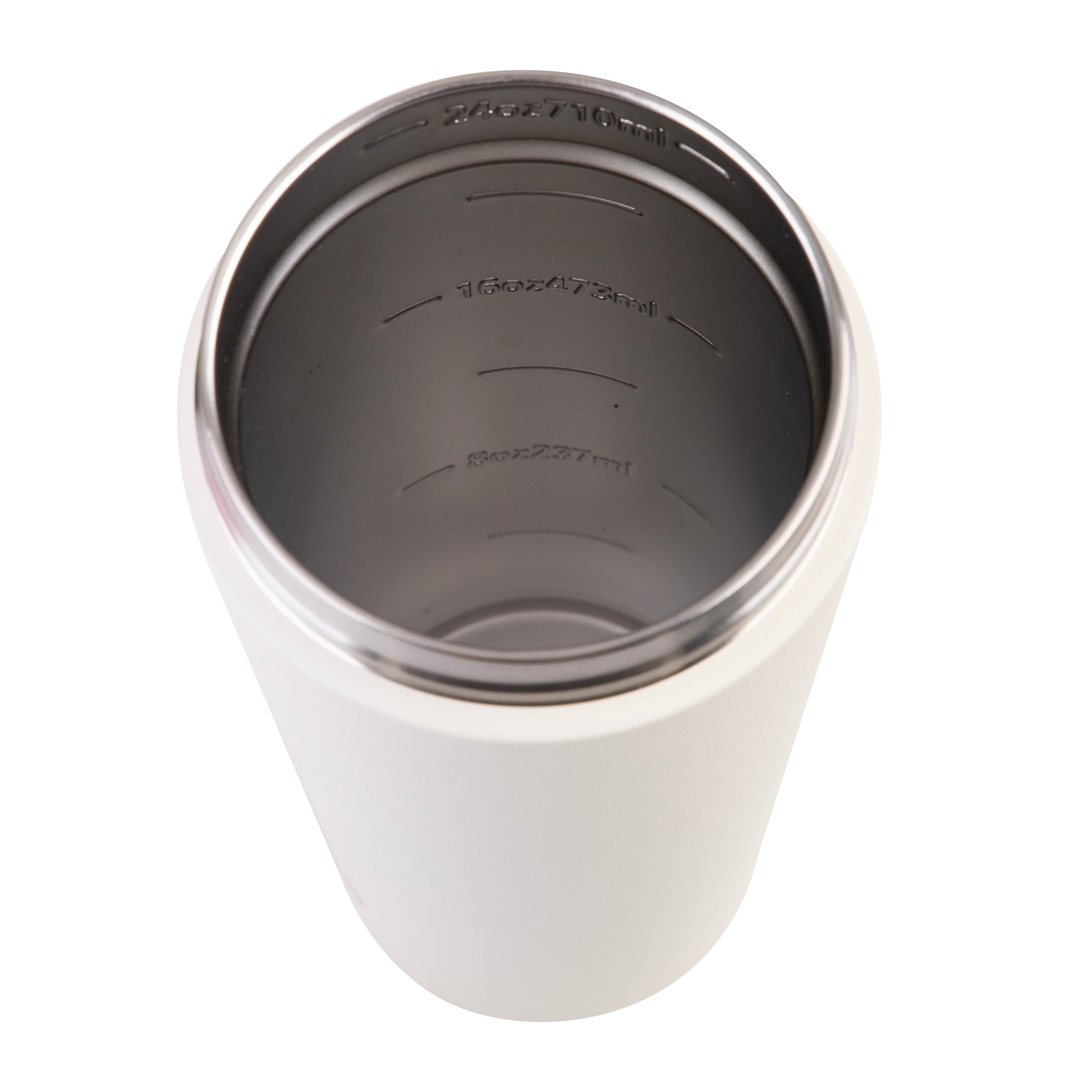 Oasis Stainless Steel Double Wall Protein Shaker 700ml - Alabaster