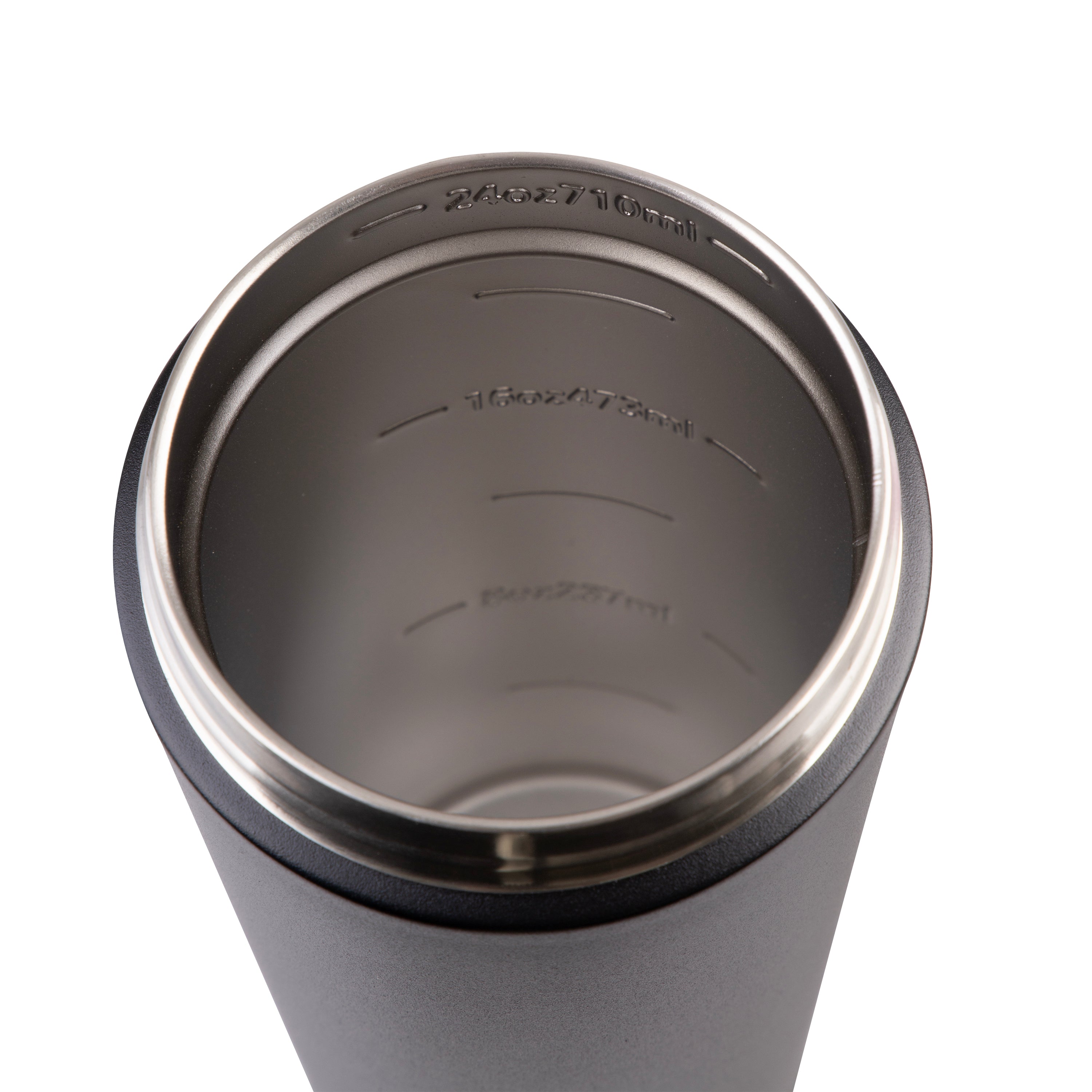 Oasis Stainless Steel Double Wall Protein Shaker 700ml - Black