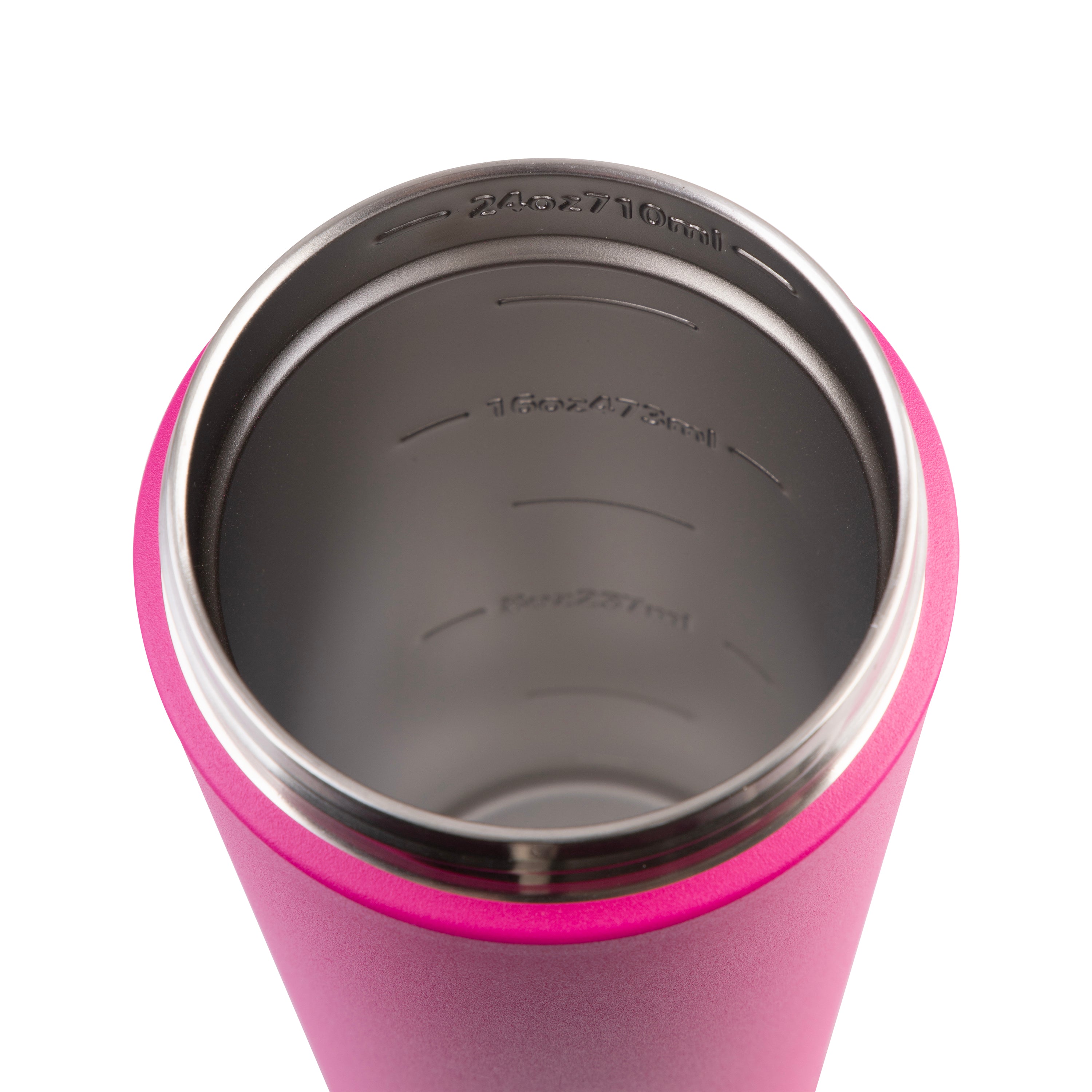 Oasis Stainless Steel Double Wall Protein Shaker 700ml - Fuchsia