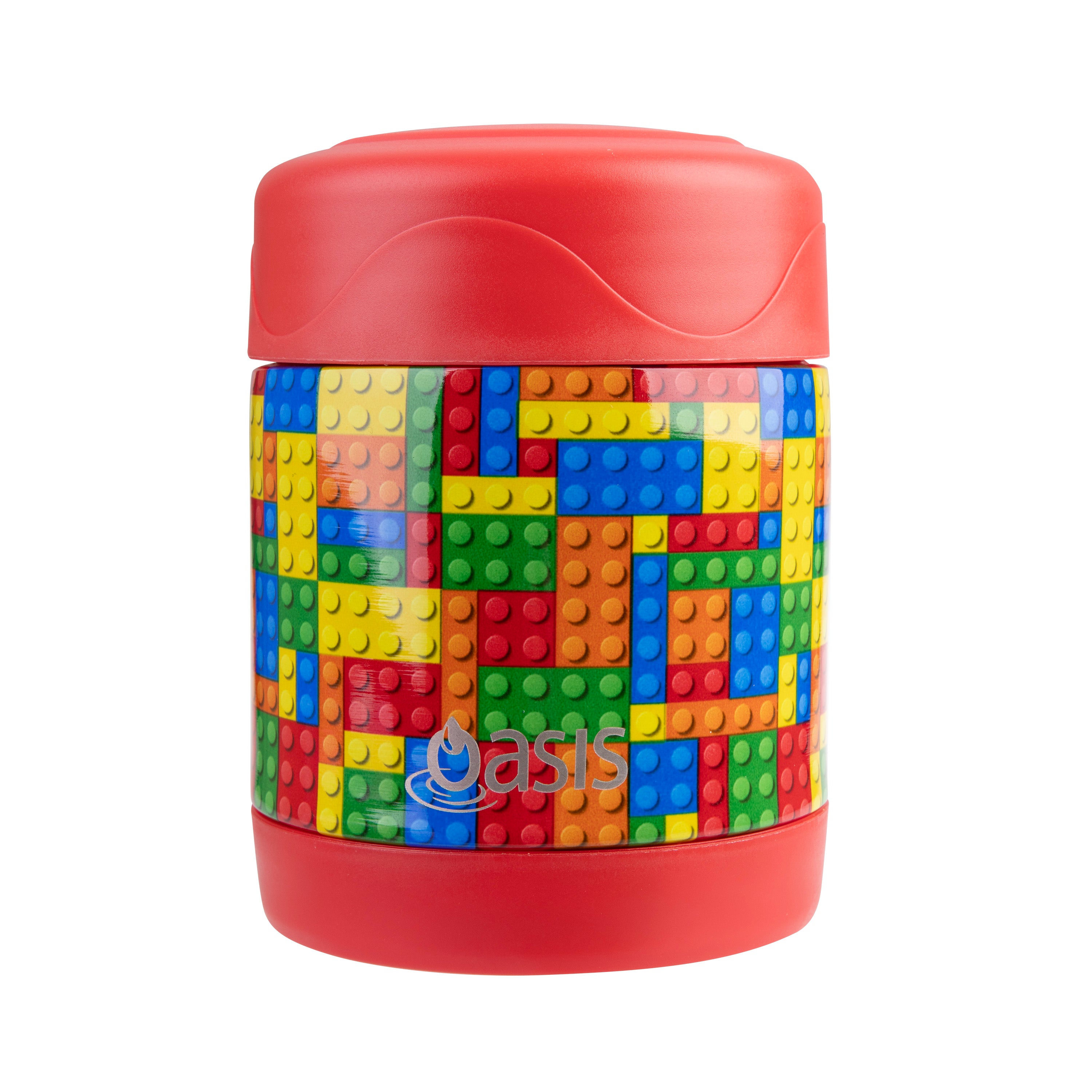 Oasis Stainless Steel Double Wall Food Flask 300ml - Bricks