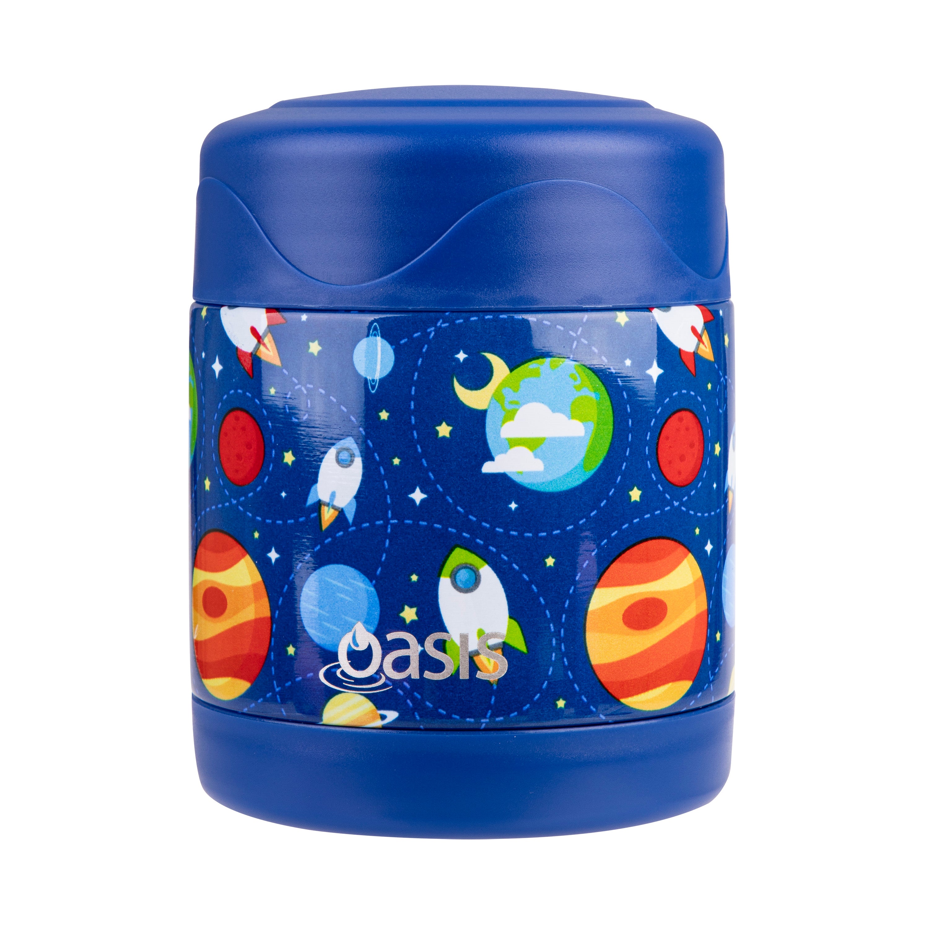 Oasis Stainless Steel Double Wall Food Flask 300ml - Outer Space