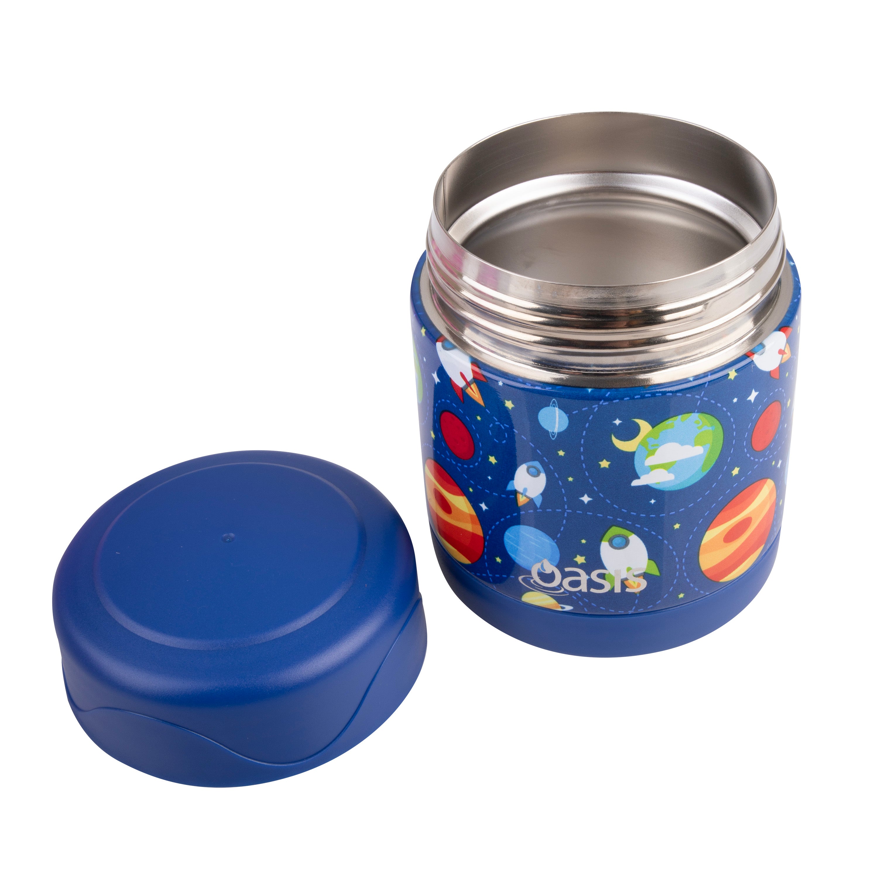 Oasis Stainless Steel Double Wall Food Flask 300ml - Outer Space