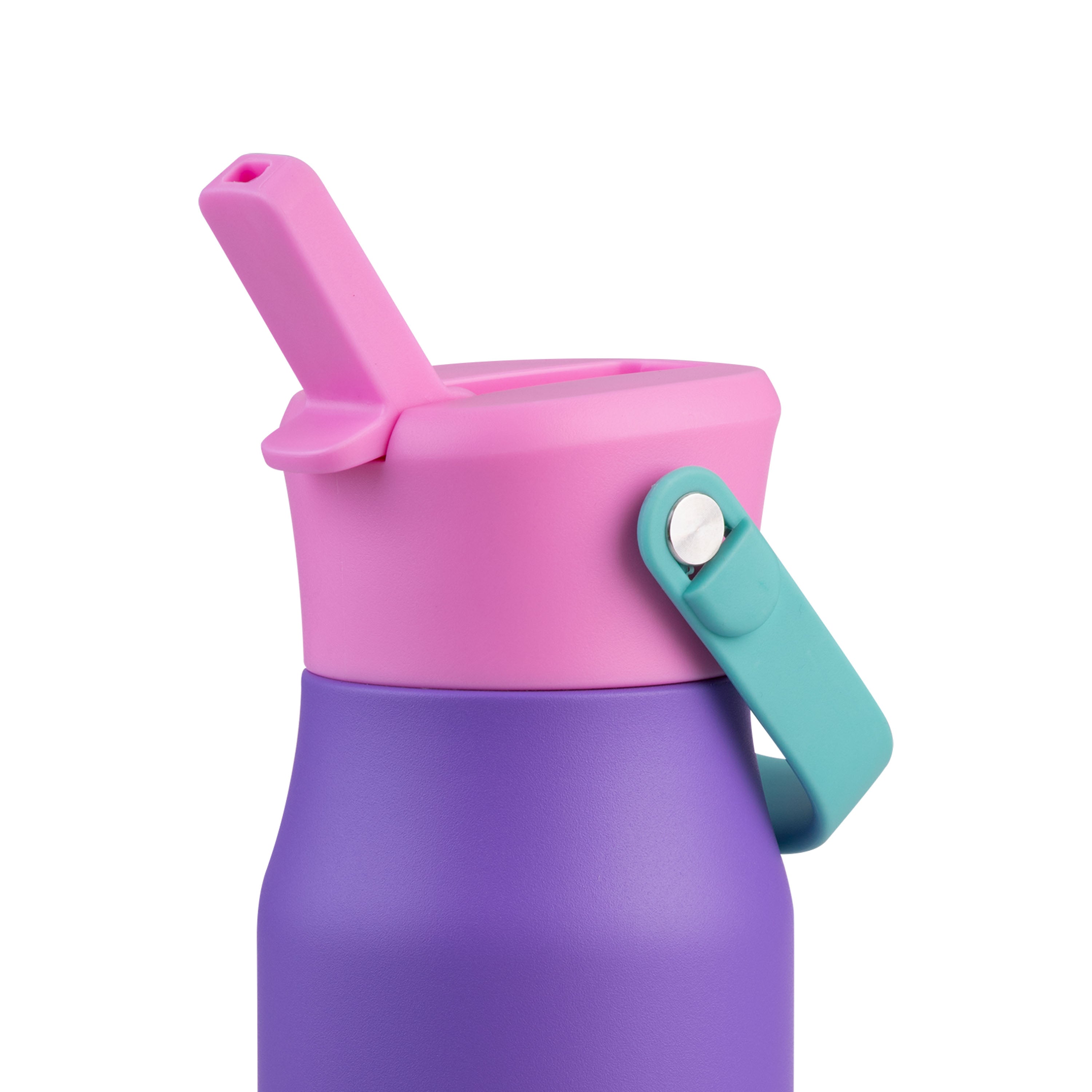 Oasis Stainless Steel Double Wall Drink Bottle with Sipper 400ml - Mermaid Purple