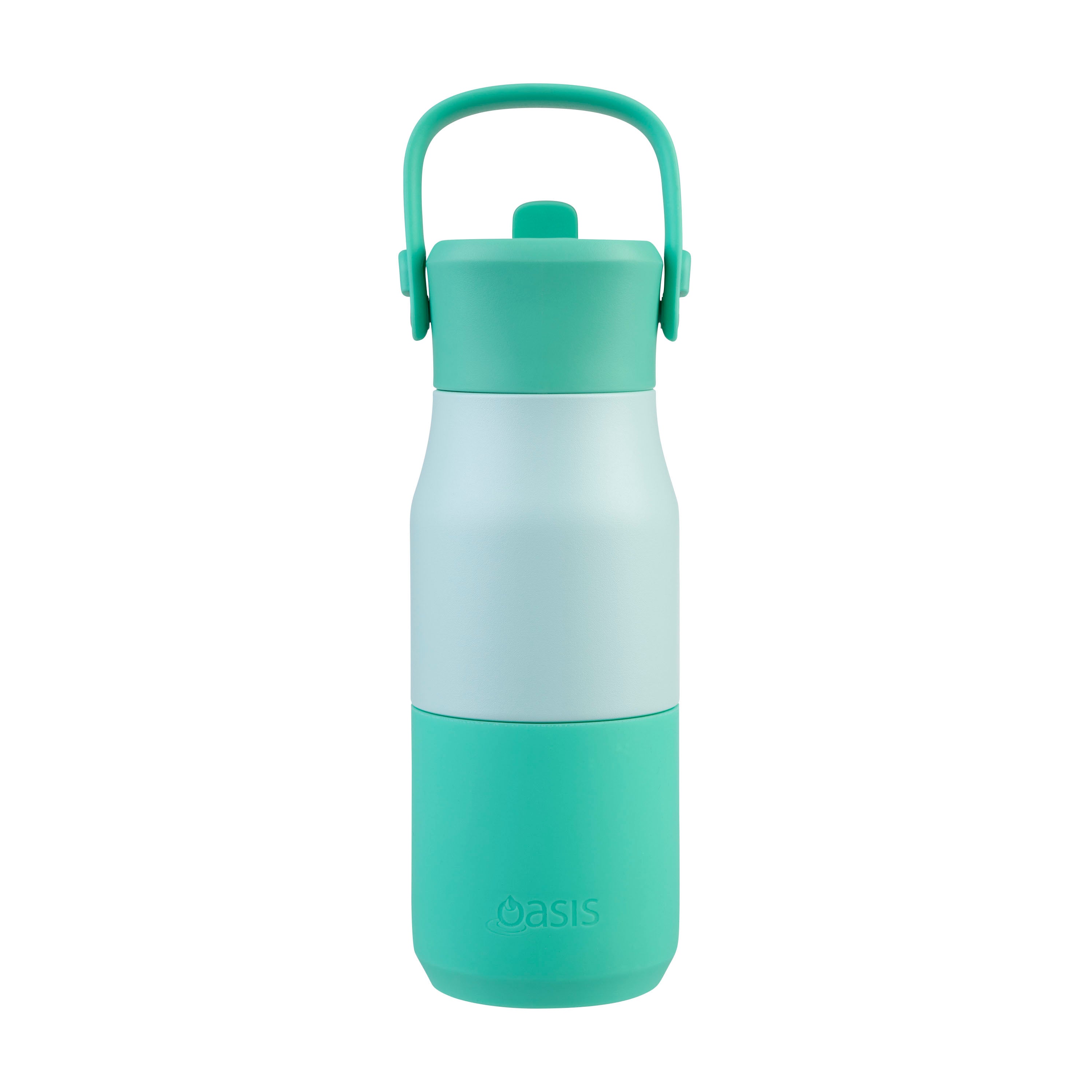 Oasis Stainless Steel Double Wall Drink Bottle with Sipper 400ml - Mint