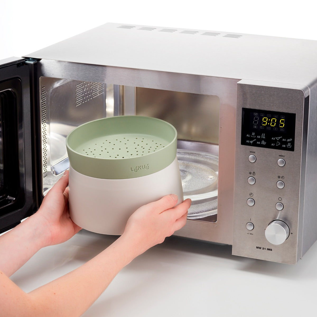 Lékué Quick Quinoa and Rice Cooker 1L Green