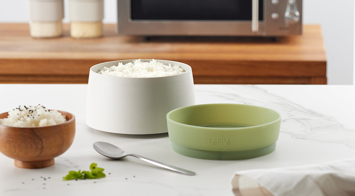 Lékué Quick Quinoa and Rice Cooker 1L Green
