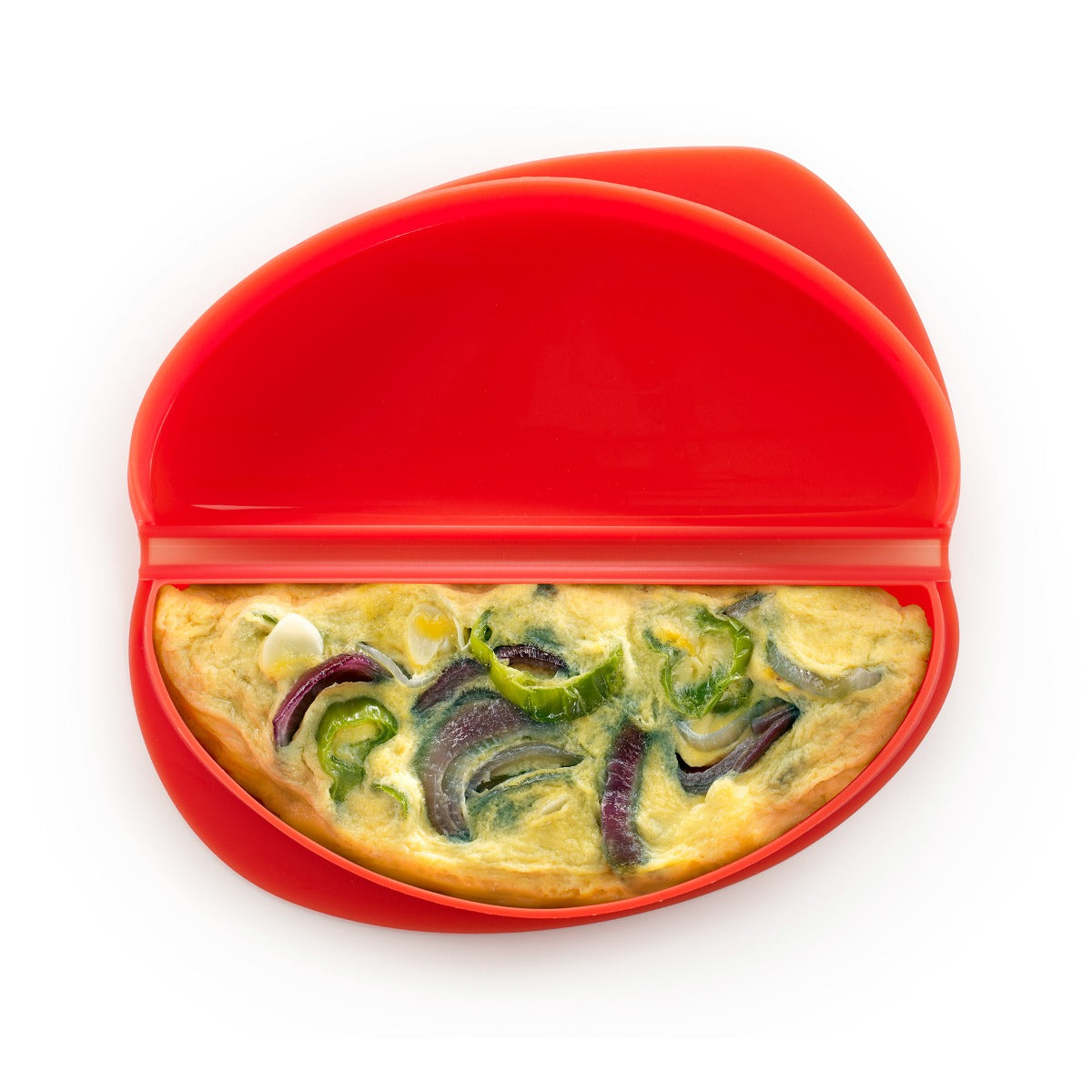 Lékué Microwave Omelette Maker 250ml Red