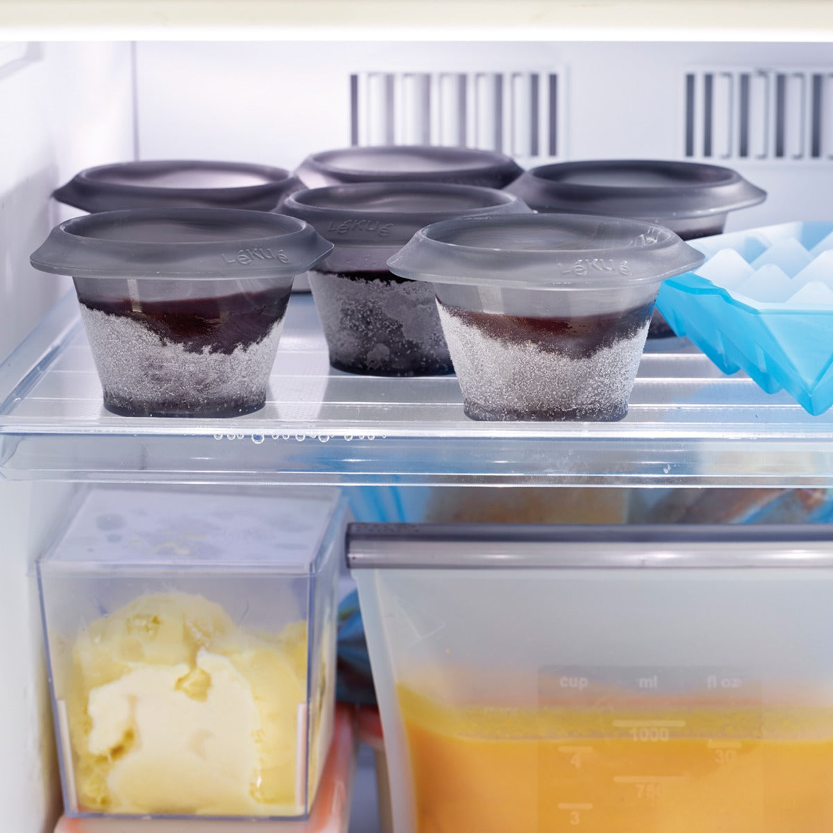 Lékué Molten Lava Cake Mould 150ml 6 Piece Set