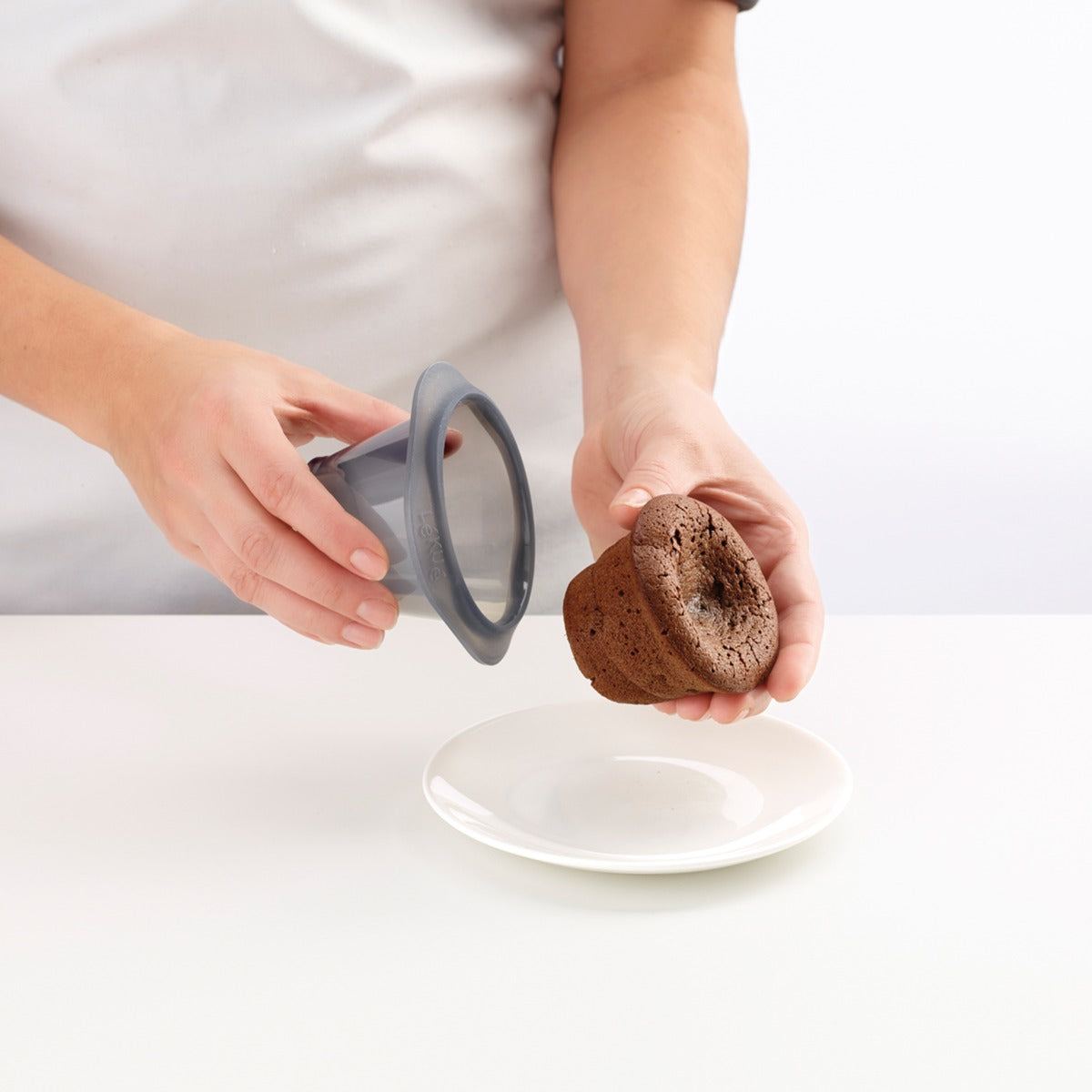 Lékué Molten Lava Cake Mould 150ml 6 Piece Set