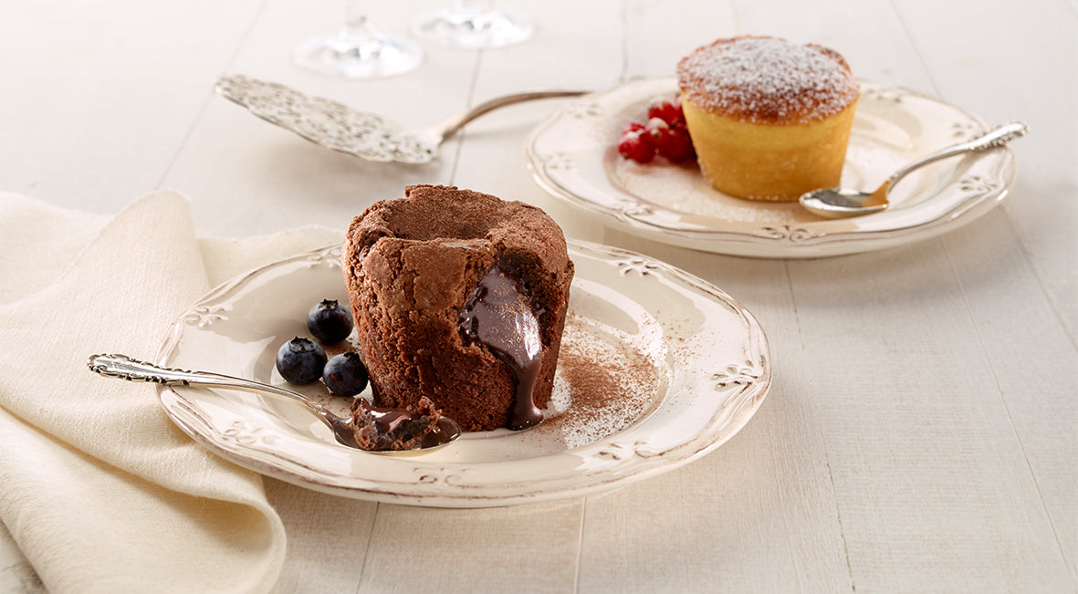 Lékué Molten Lava Cake Mould 150ml 6 Piece Set