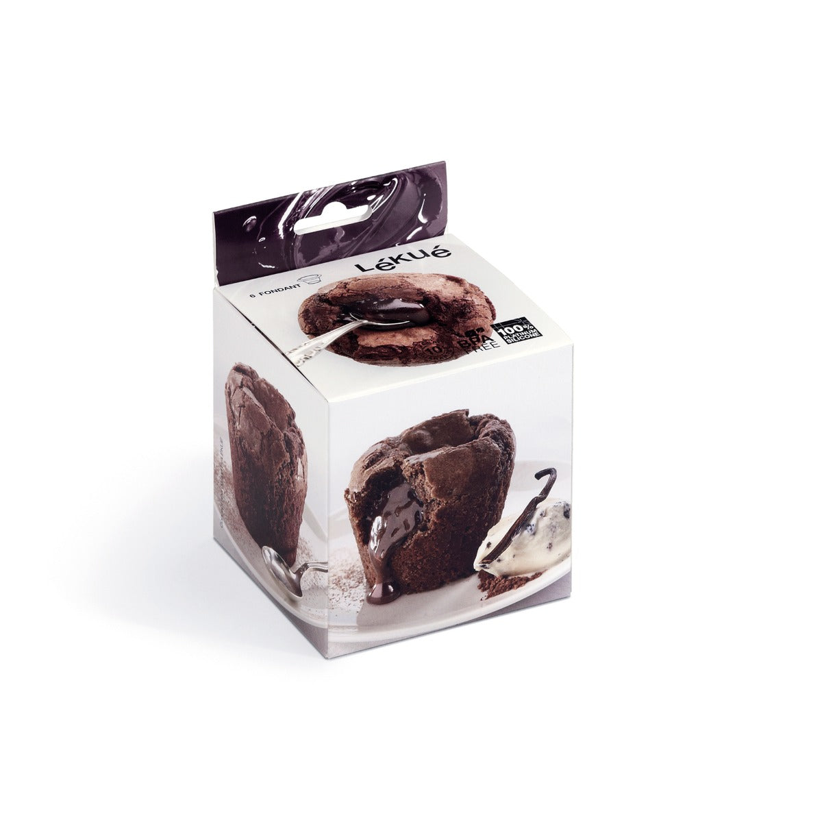 Lékué Molten Lava Cake Mould 150ml 6 Piece Set