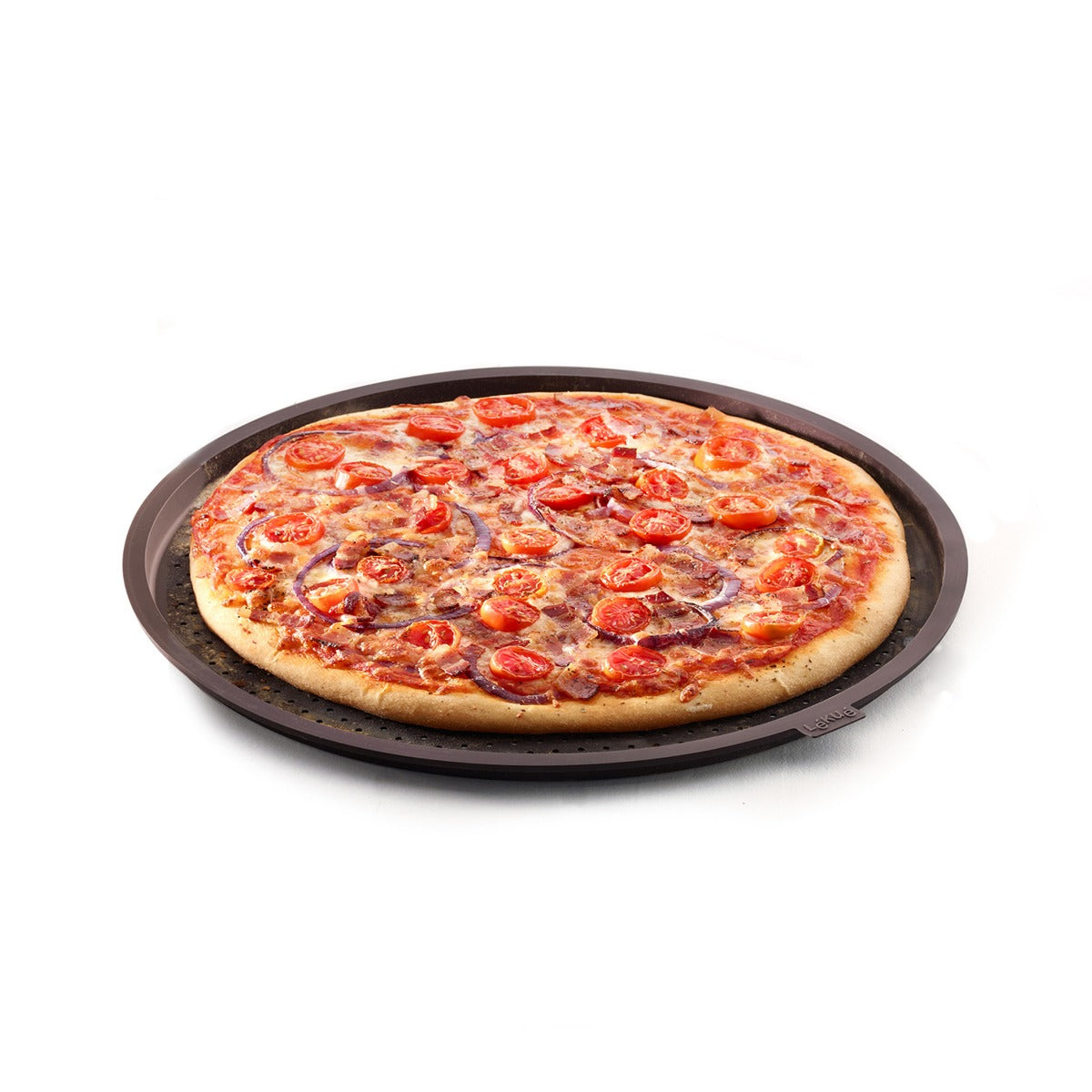 Lékué Round Pizza Mat 36cm/14in Brown