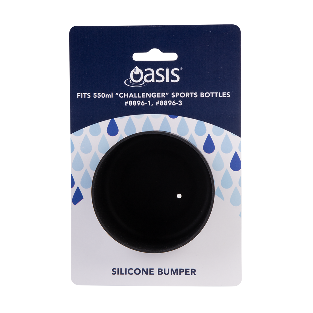 Oasis Silicone Bumper To Fit Challenger Bottle 550ml - Black