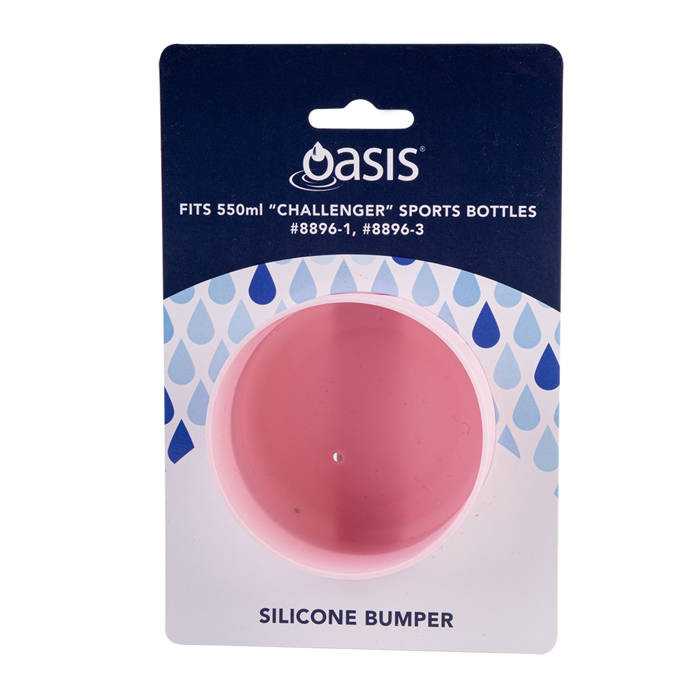 Oasis Silicone Bumper To Fit Challenger Bottle 550ml - Carnation