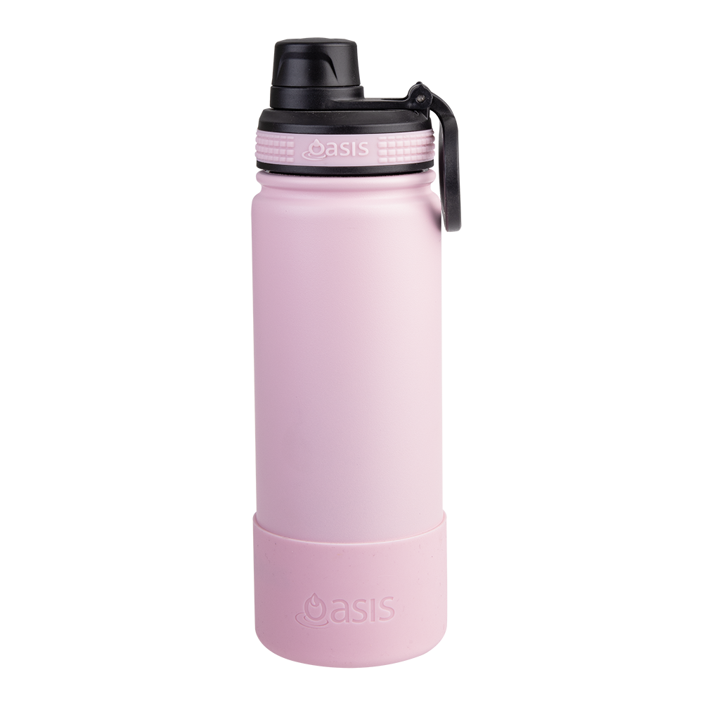 Oasis Silicone Bumper To Fit Challenger Bottle 550ml - Carnation