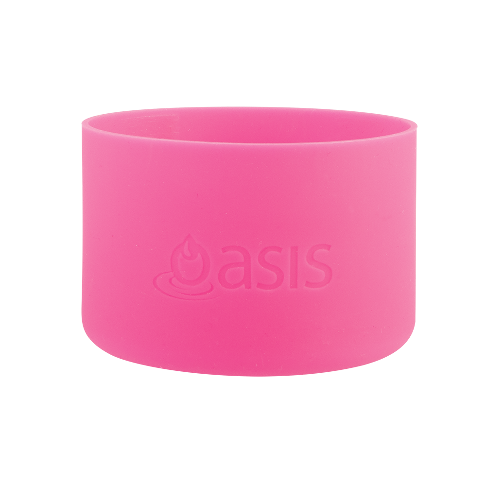 Oasis Silicone Bumper To Fit Challenger Bottle 550ml - Neon Pink