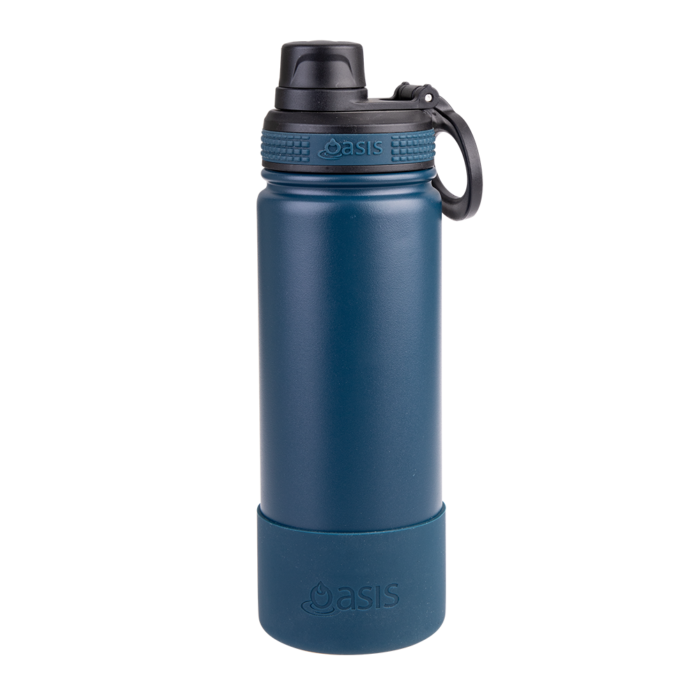 Oasis Silicone Bumper To Fit Challenger Bottle 550ml - Navy