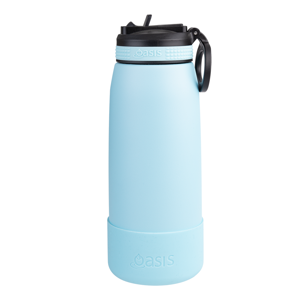 Oasis Silicone Bumper To Fit Sports Bottle 780ml - Island Blue