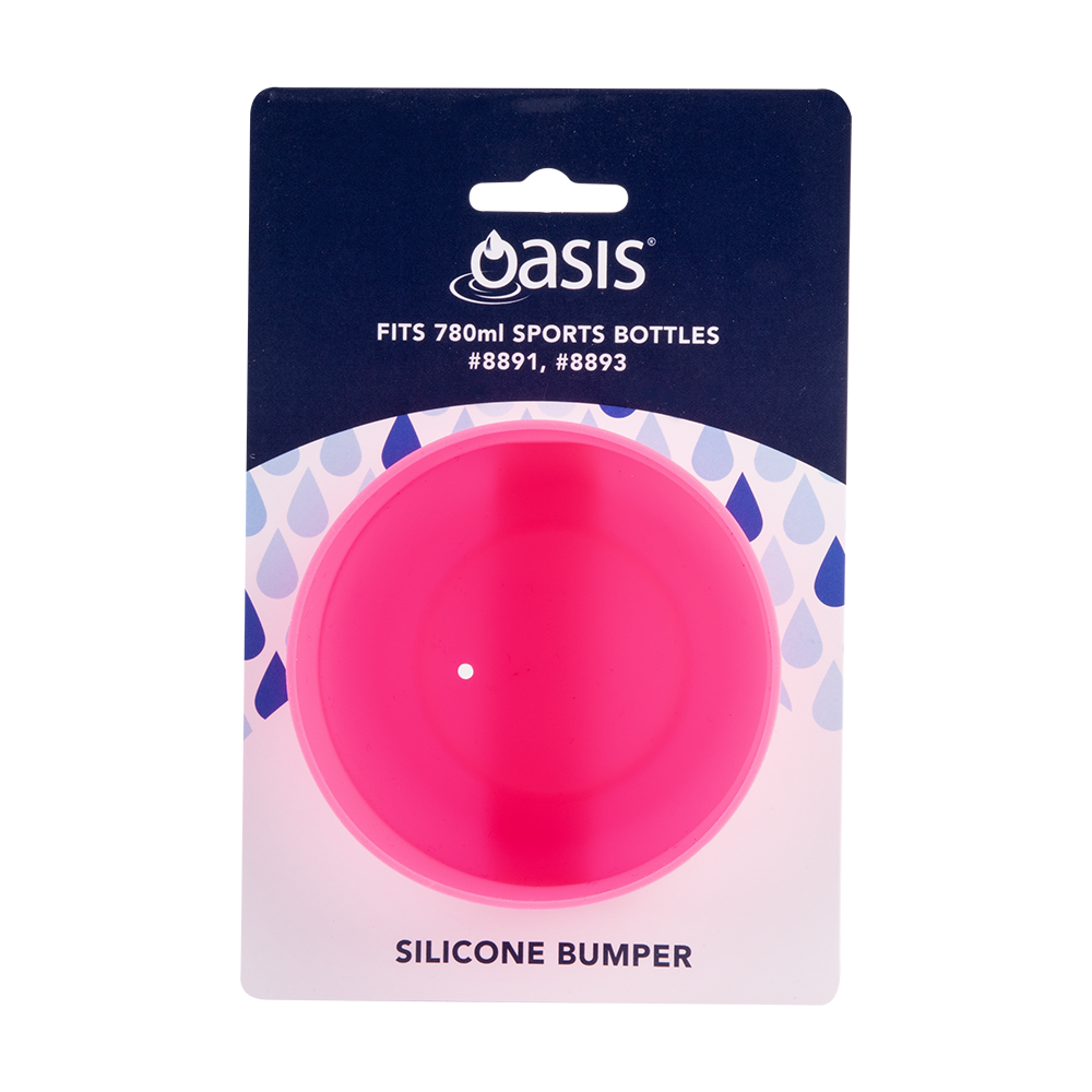 Oasis Silicone Bumper To Fit Sports Bottle 780ml - Neon Pink