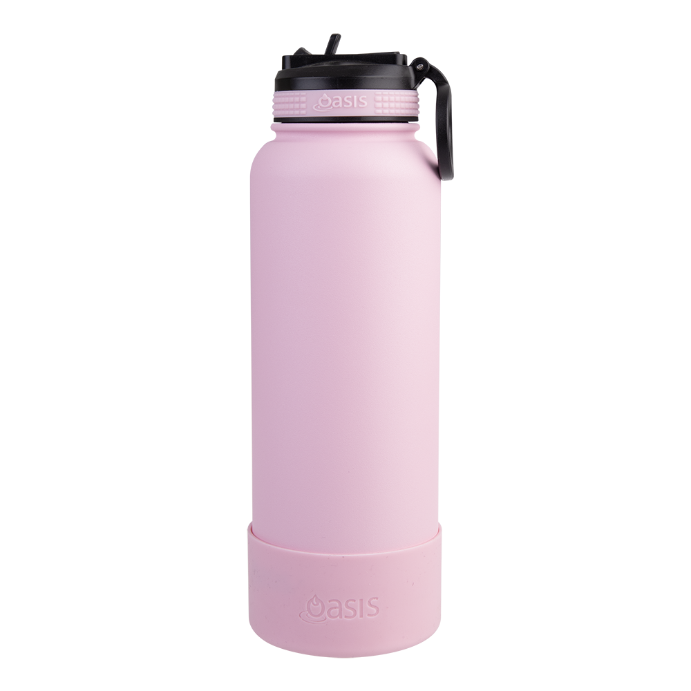 Oasis Silicone Bumper To Fit Challenger Bottle 1.1L - Carnation