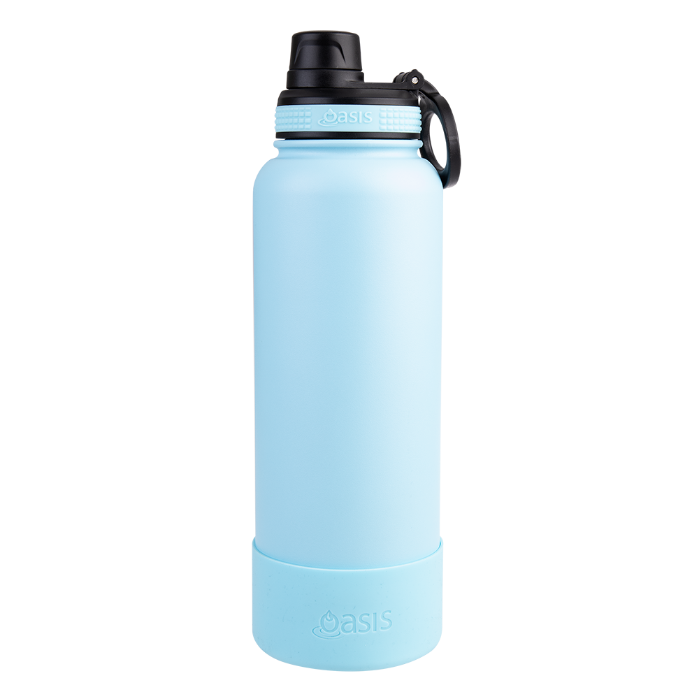Oasis Silicone Bumper To Fit Challenger Bottle 1.1L - Island Blue