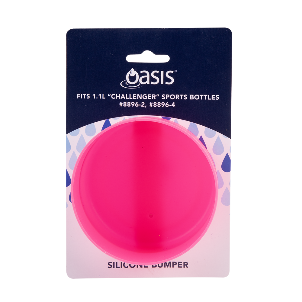 Oasis Silicone Bumper To Fit Challenger Bottle 1.1L - Neon Pink